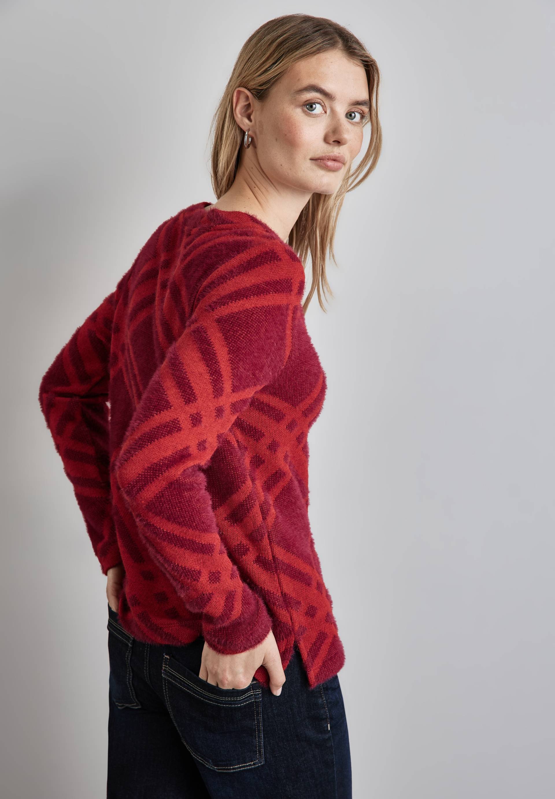 STREET ONE Langarmshirt, mit Karomuster STREET ONE Langarmshirt, mit Karomuster von Street One
