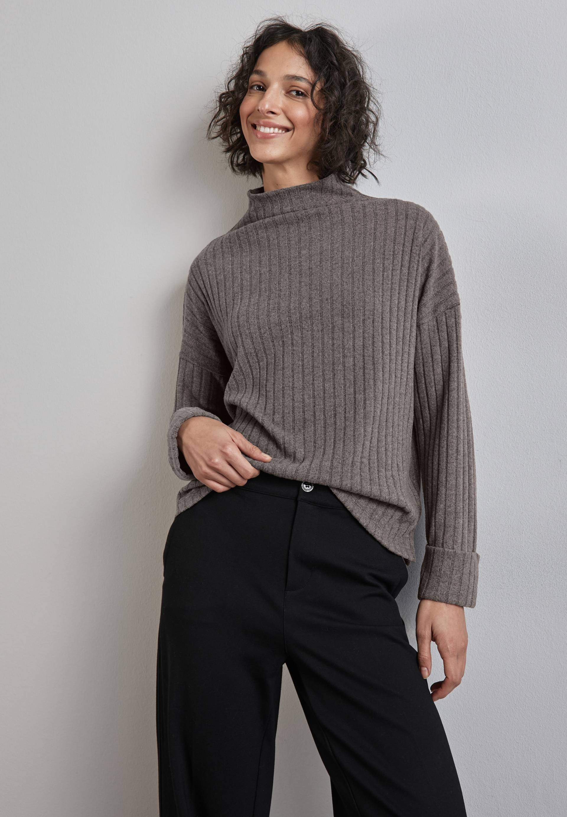 STREET ONE Langarmshirt, mit Ripp-Struktur STREET ONE Langarmshirt, mit Ripp-Struktur von Street One