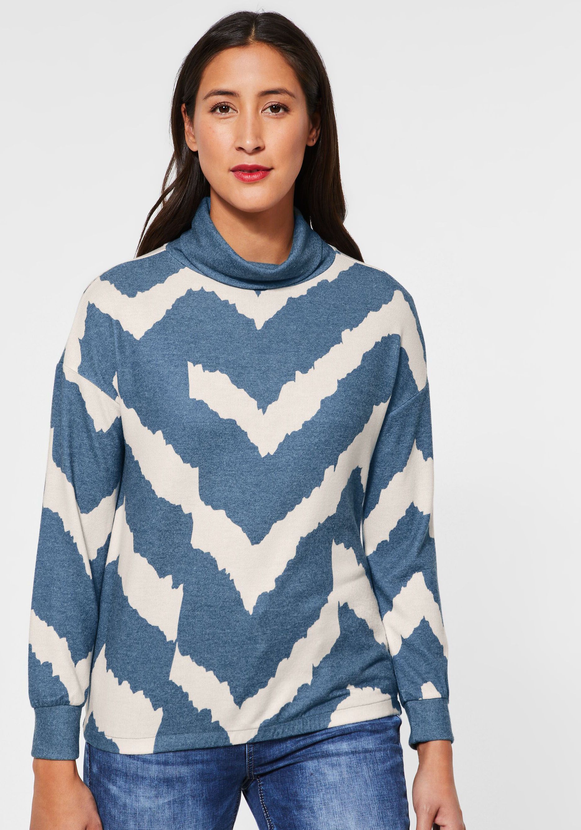 STREET ONE Langarmshirt, mit Tunnelzug STREET ONE Langarmshirt, mit Tunnelzug von Street One