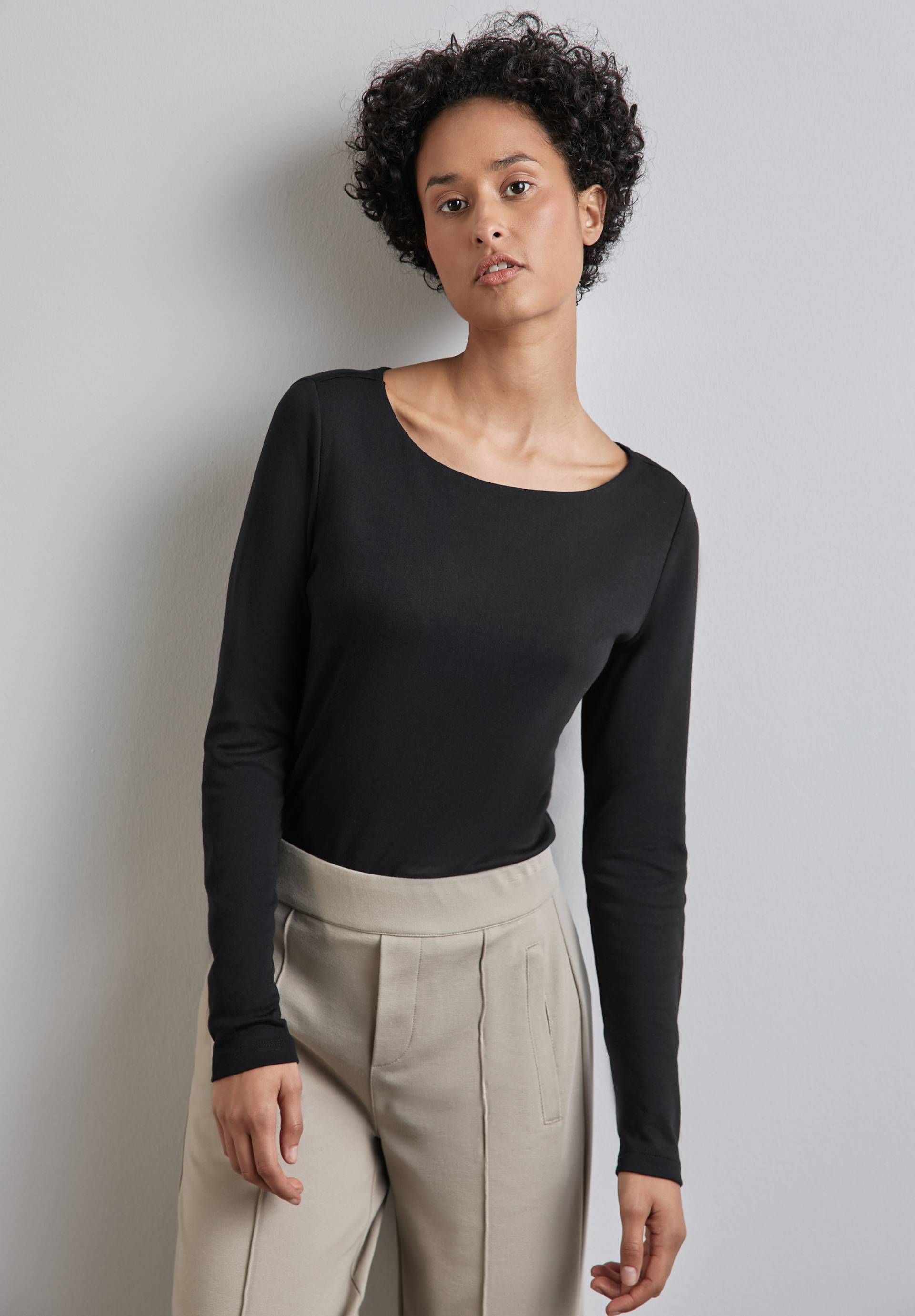 STREET ONE Langarmshirt, mit U-Boot Ausschnitt STREET ONE Langarmshirt, mit U-Boot Ausschnitt von Street One