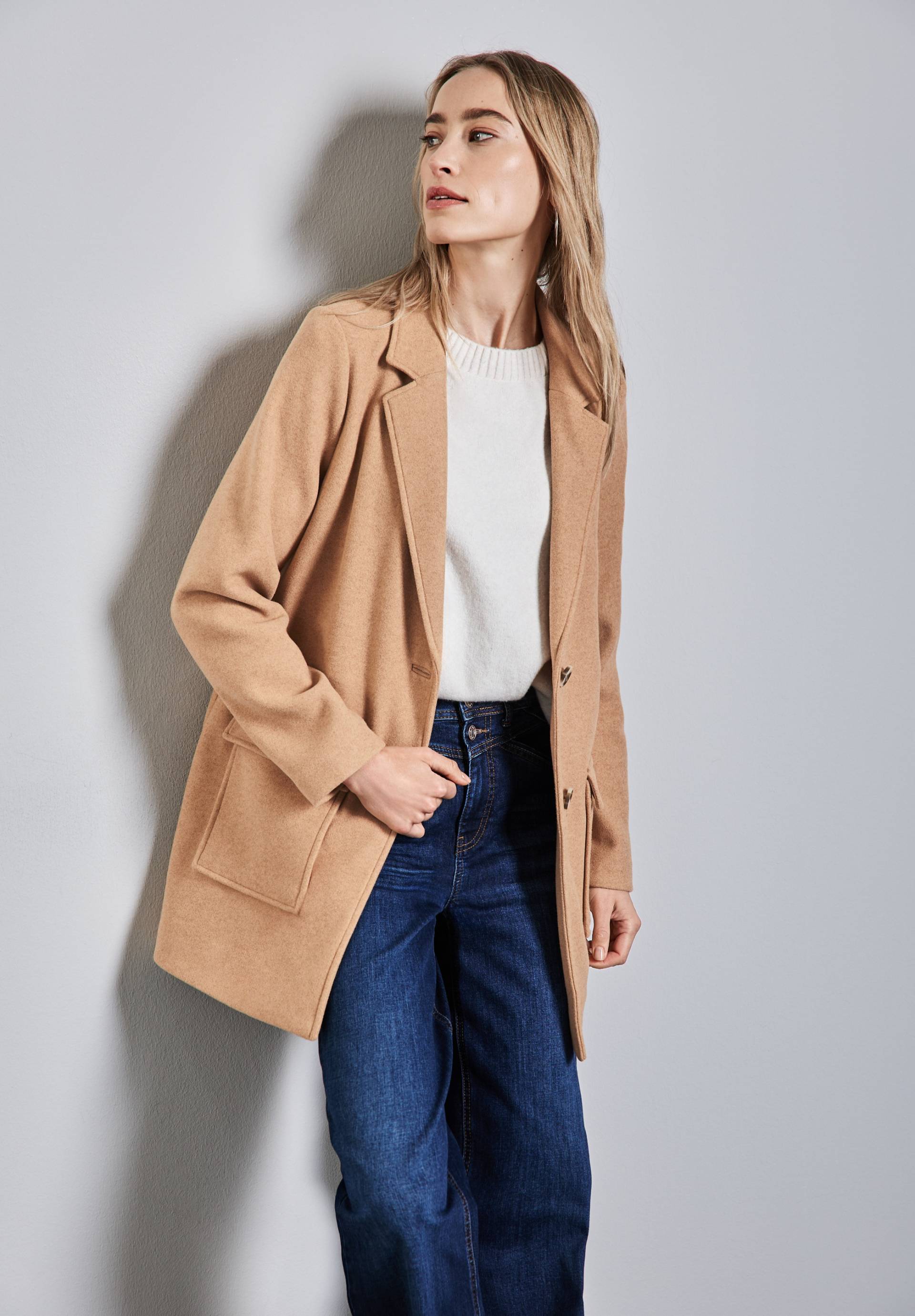 STREET ONE Outdoorjacke, mit Reverskragen STREET ONE Outdoorjacke, mit Reverskragen von Street One