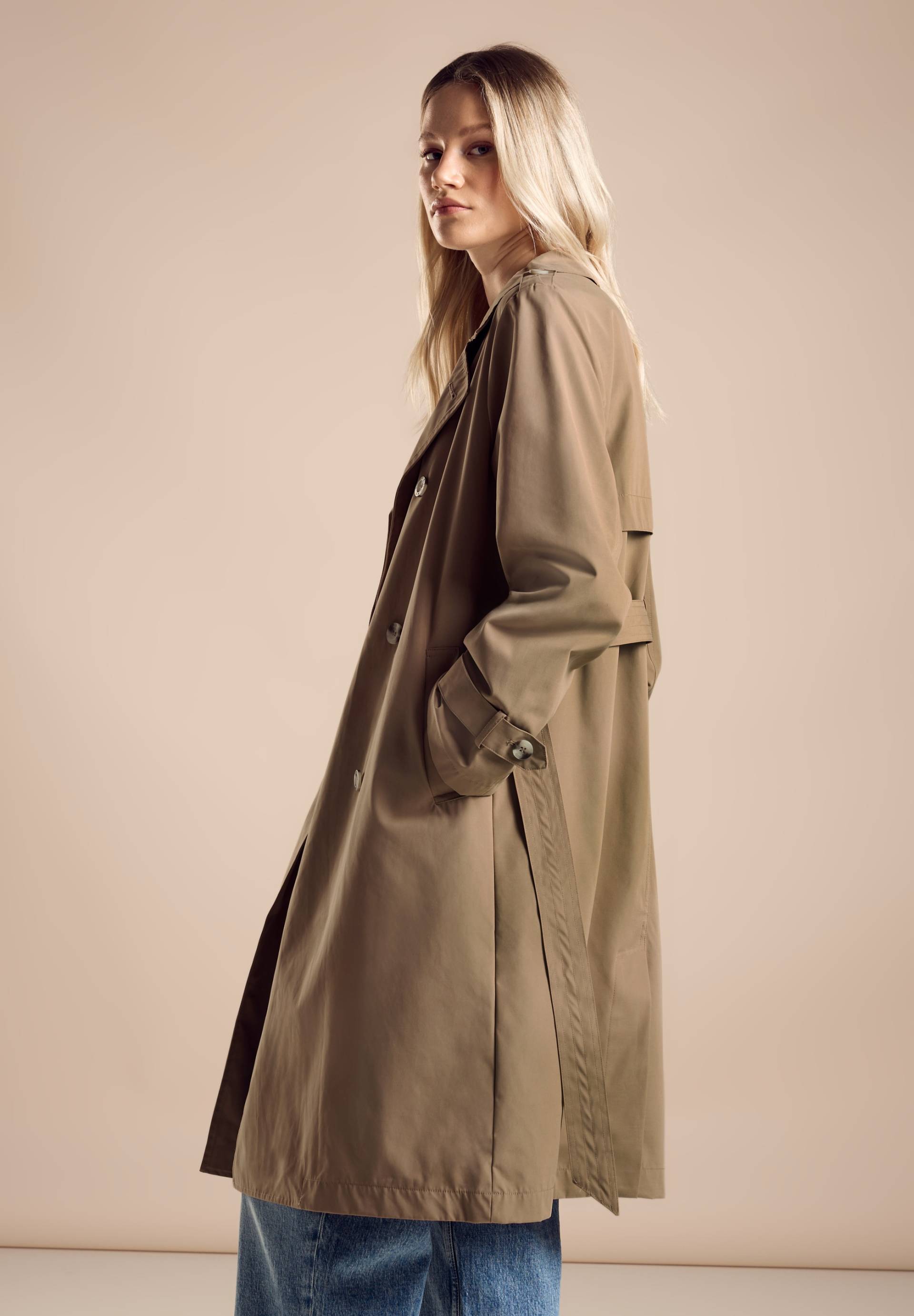 STREET ONE Outdoorjacke, ohne Kapuze, mit Gürtel zum Taillieren STREET ONE Outdoorjacke, ohne Kapuze, mit Gürtel zum Taillieren von Street One