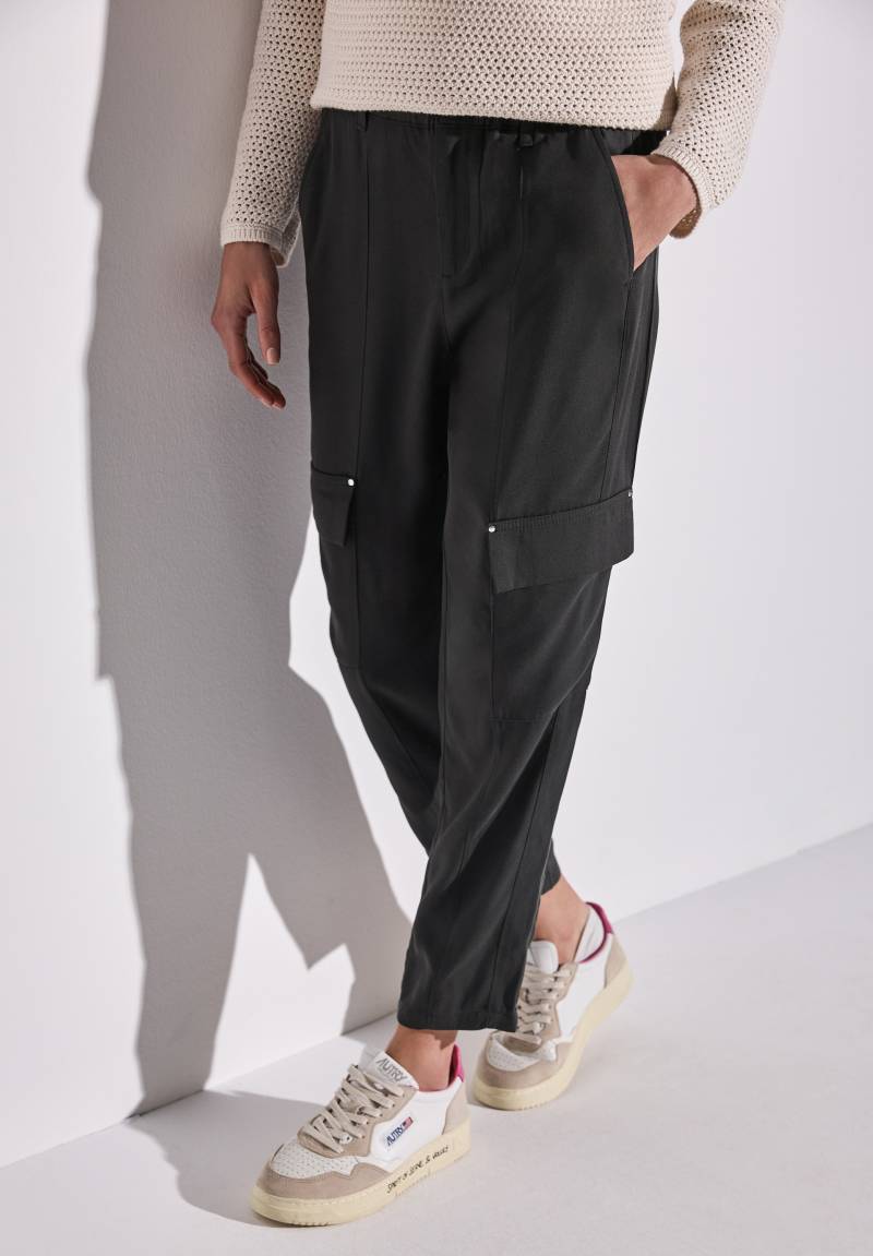 STREET ONE Paperbag-Hose, im Cargo-Look von Street One