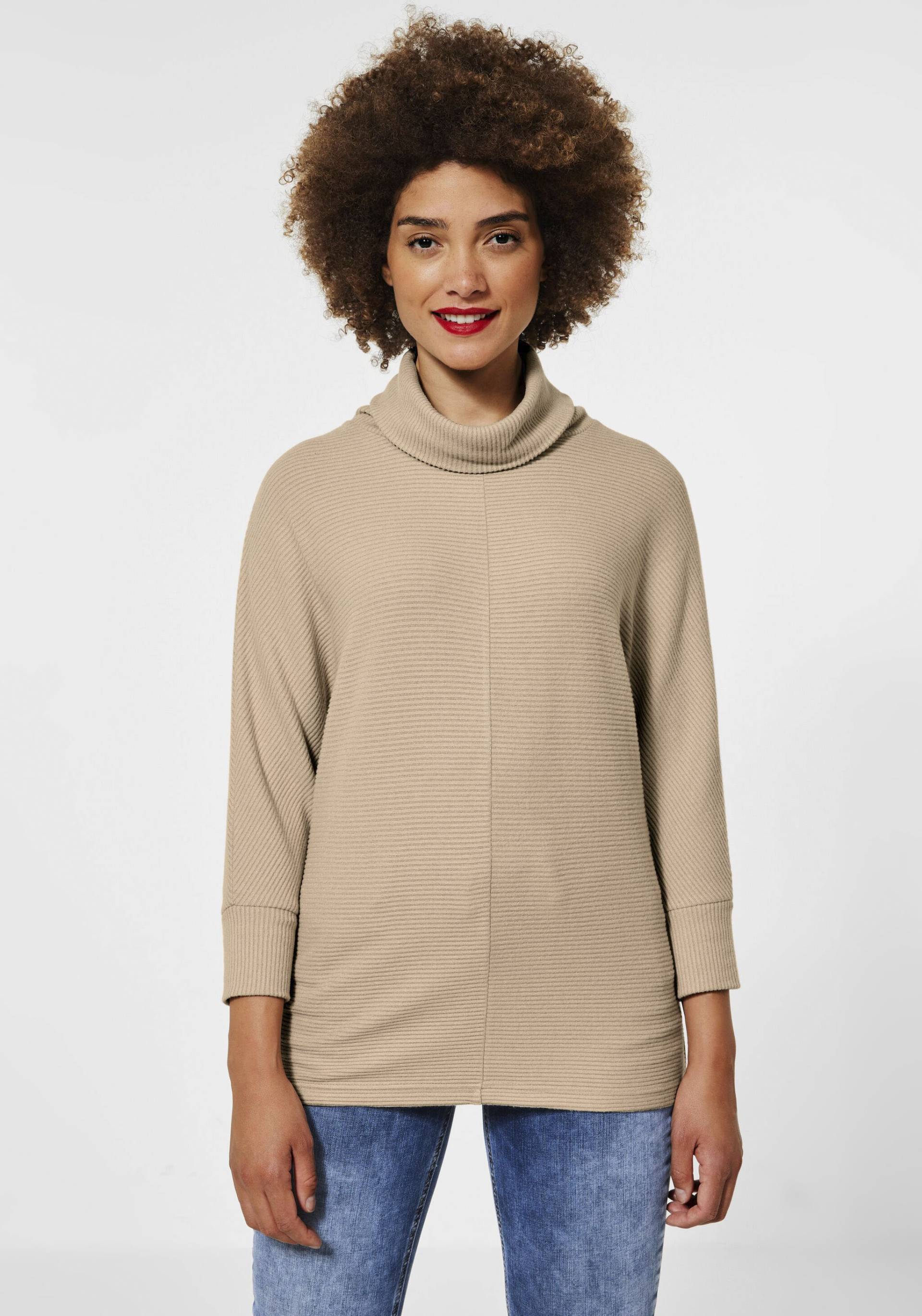 STREET ONE Rollkragenshirt, mit Rippstruktur STREET ONE Rollkragenshirt, mit Rippstruktur von Street One