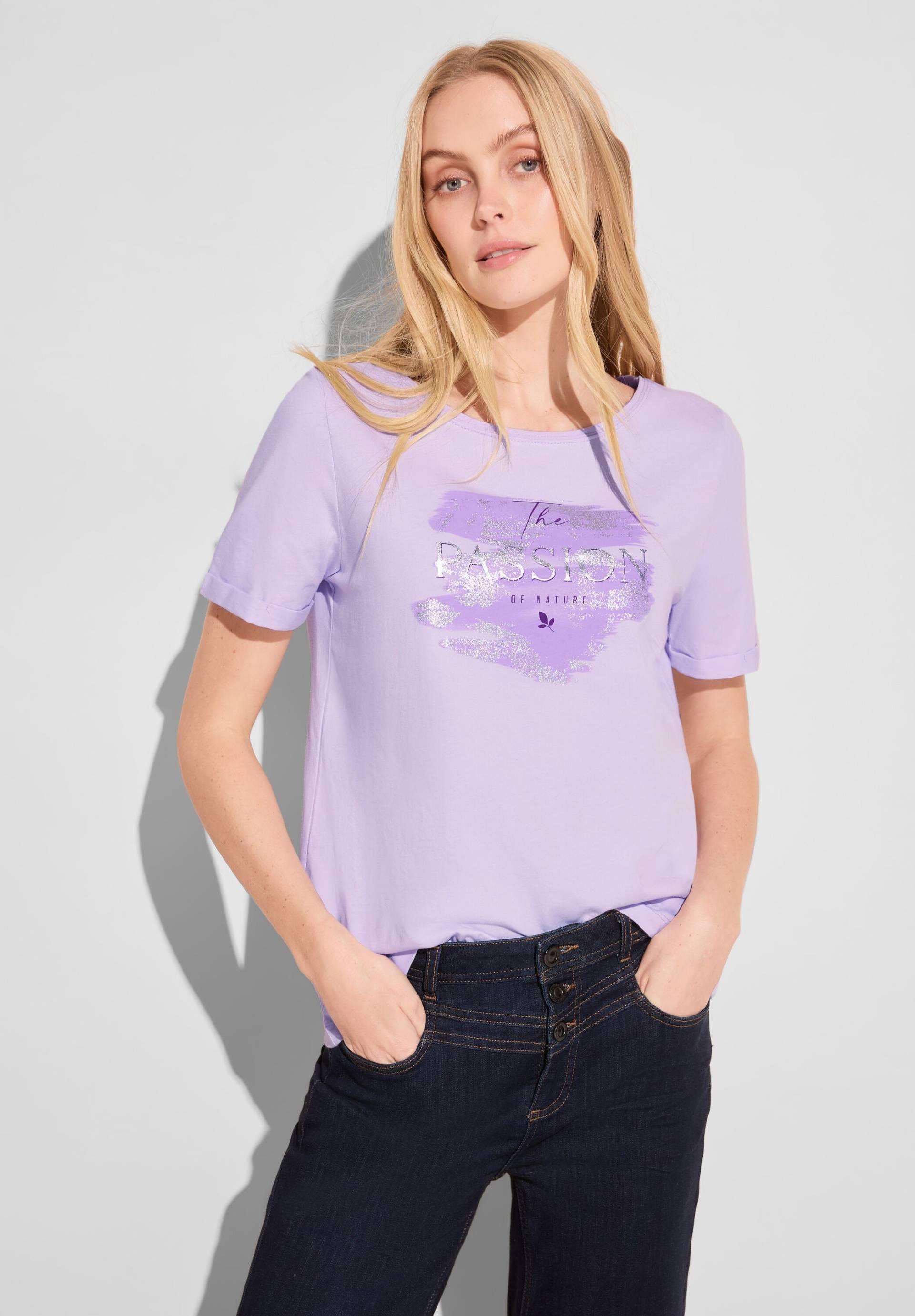 STREET ONE Rundhalsshirt, mit Folienprint STREET ONE Rundhalsshirt, mit Folienprint von Street One