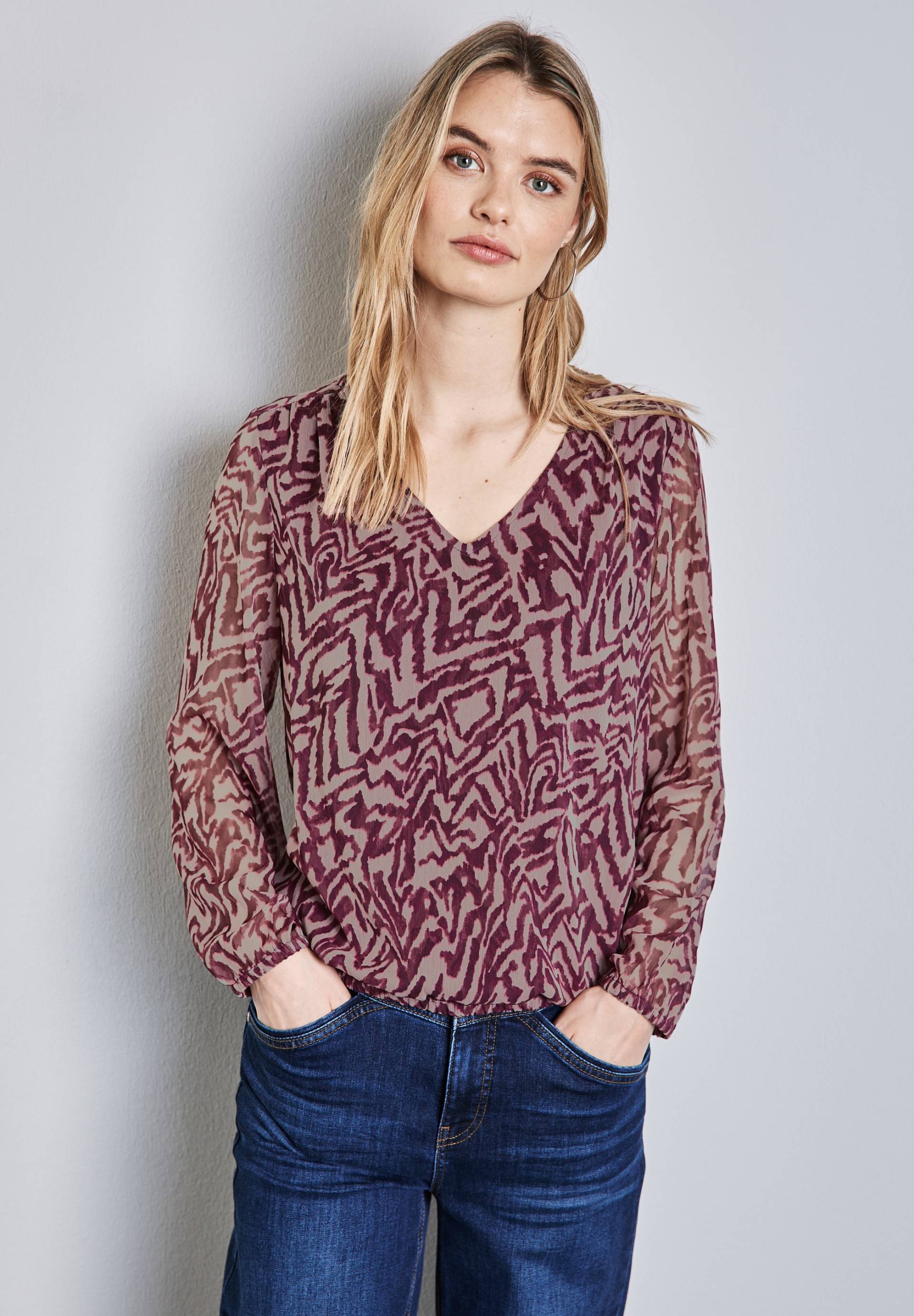 STREET ONE Schlupfbluse, mit Raffungen STREET ONE Schlupfbluse, mit Raffungen von Street One