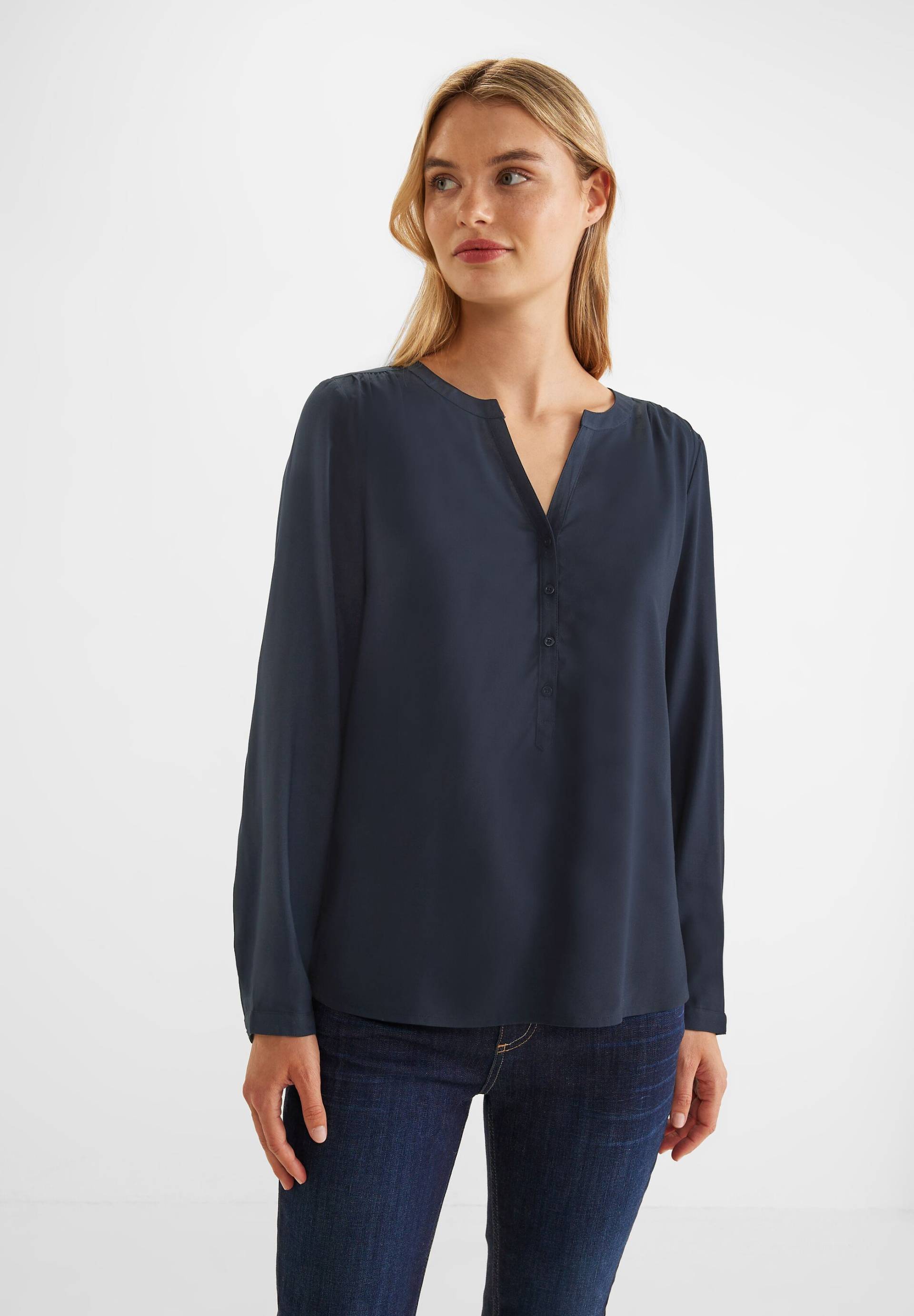 STREET ONE Shirtbluse »Style Bamika«, mit Seitenschlitzen STREET ONE Shirtbluse »Style Bamika«, mit Seitenschlitzen von Street One