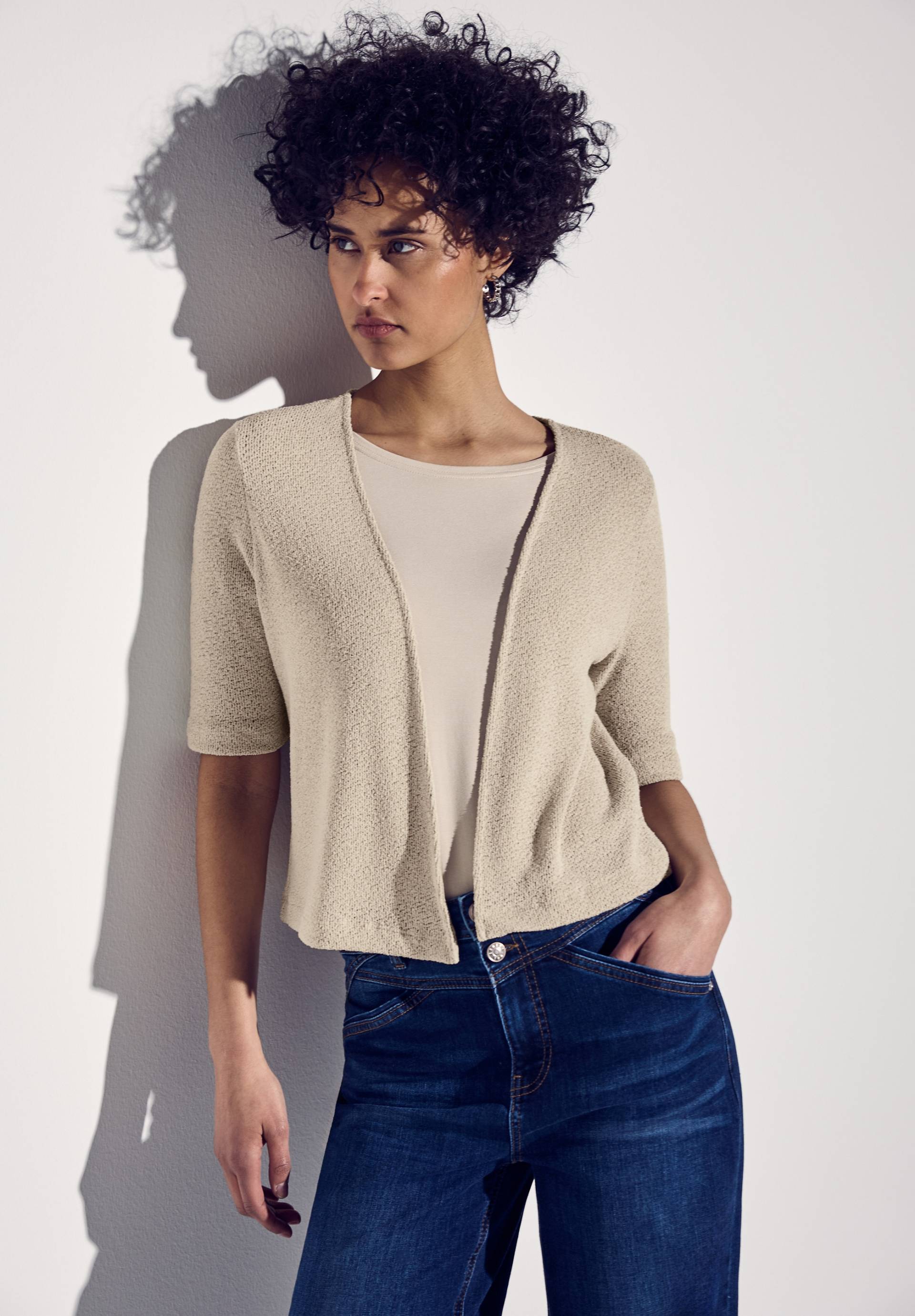 STREET ONE Shirtjacke, im Strick-Look STREET ONE Shirtjacke, im Strick-Look von Street One
