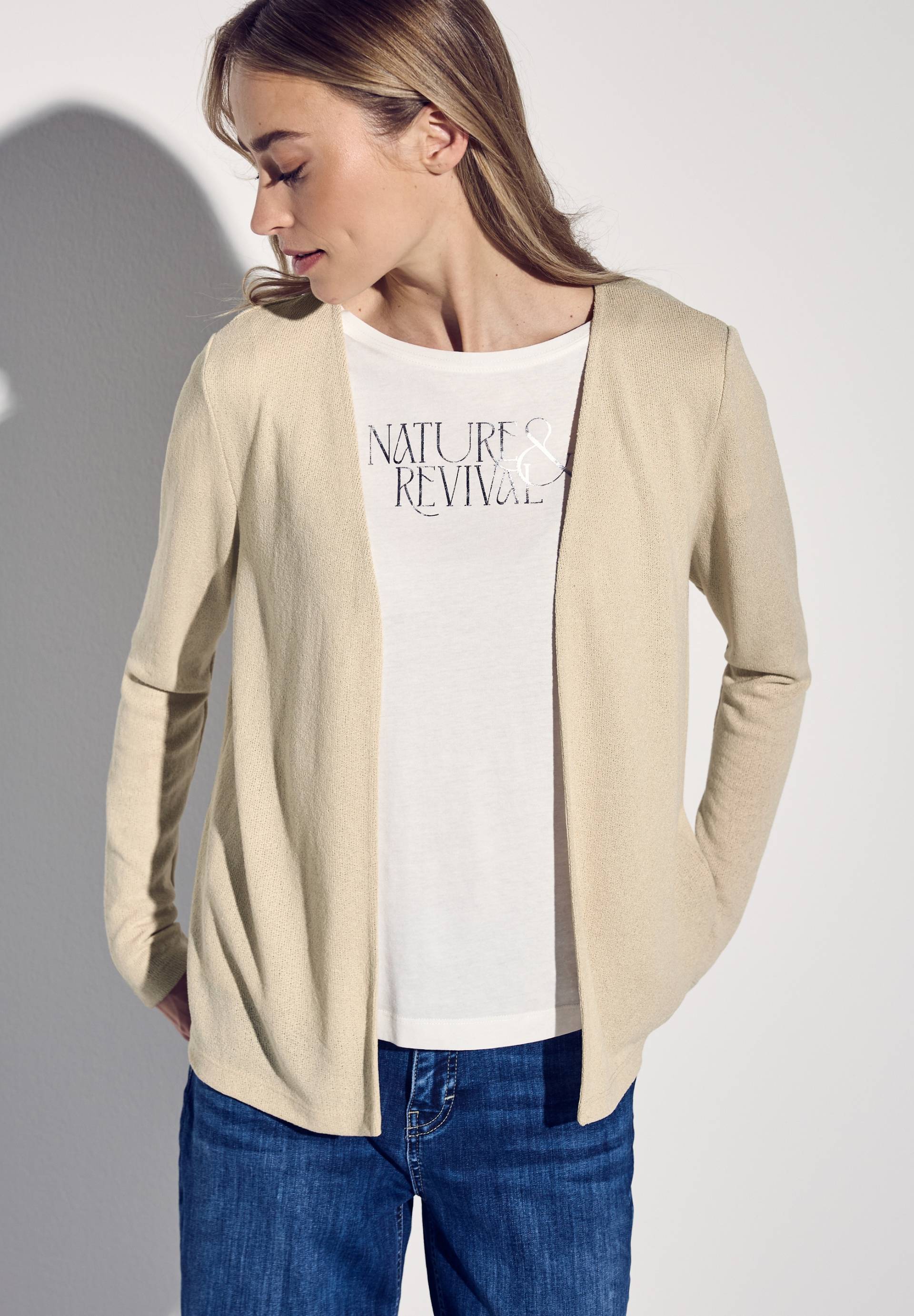 STREET ONE Shirtjacke »NETTE«, im Strick Look STREET ONE Shirtjacke »NETTE«, im Strick Look von Street One