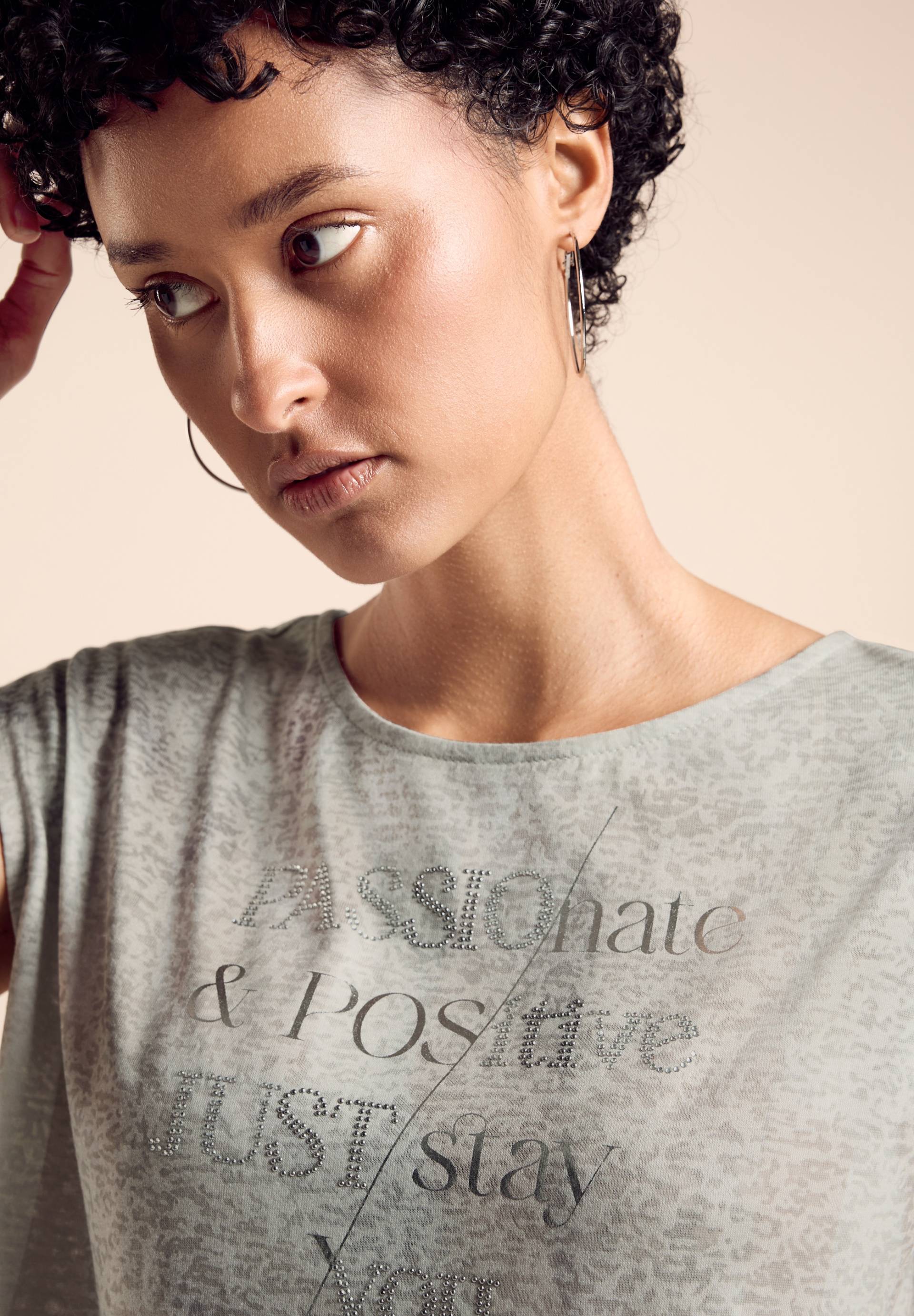 STREET ONE Shirttop, mit All-Over Print STREET ONE Shirttop, mit All-Over Print von Street One