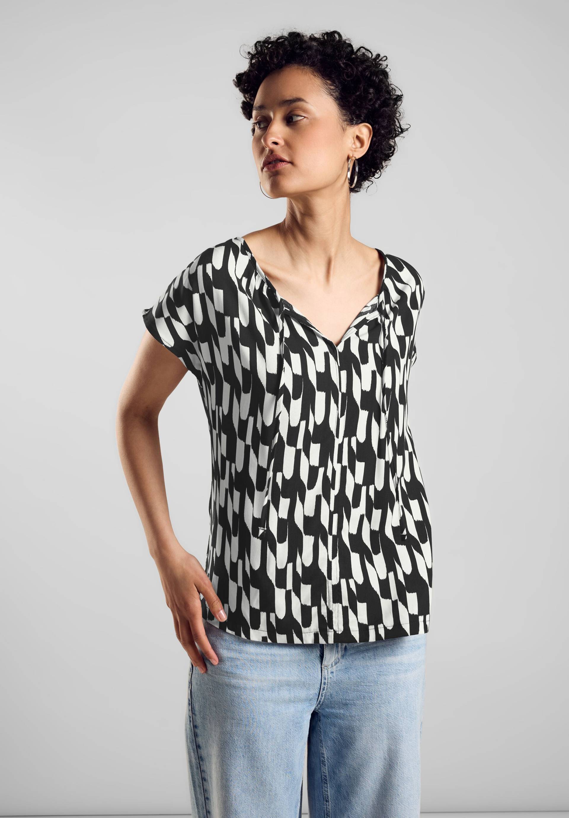 STREET ONE Shirttop, mit Allover-Print STREET ONE Shirttop, mit Allover-Print von Street One
