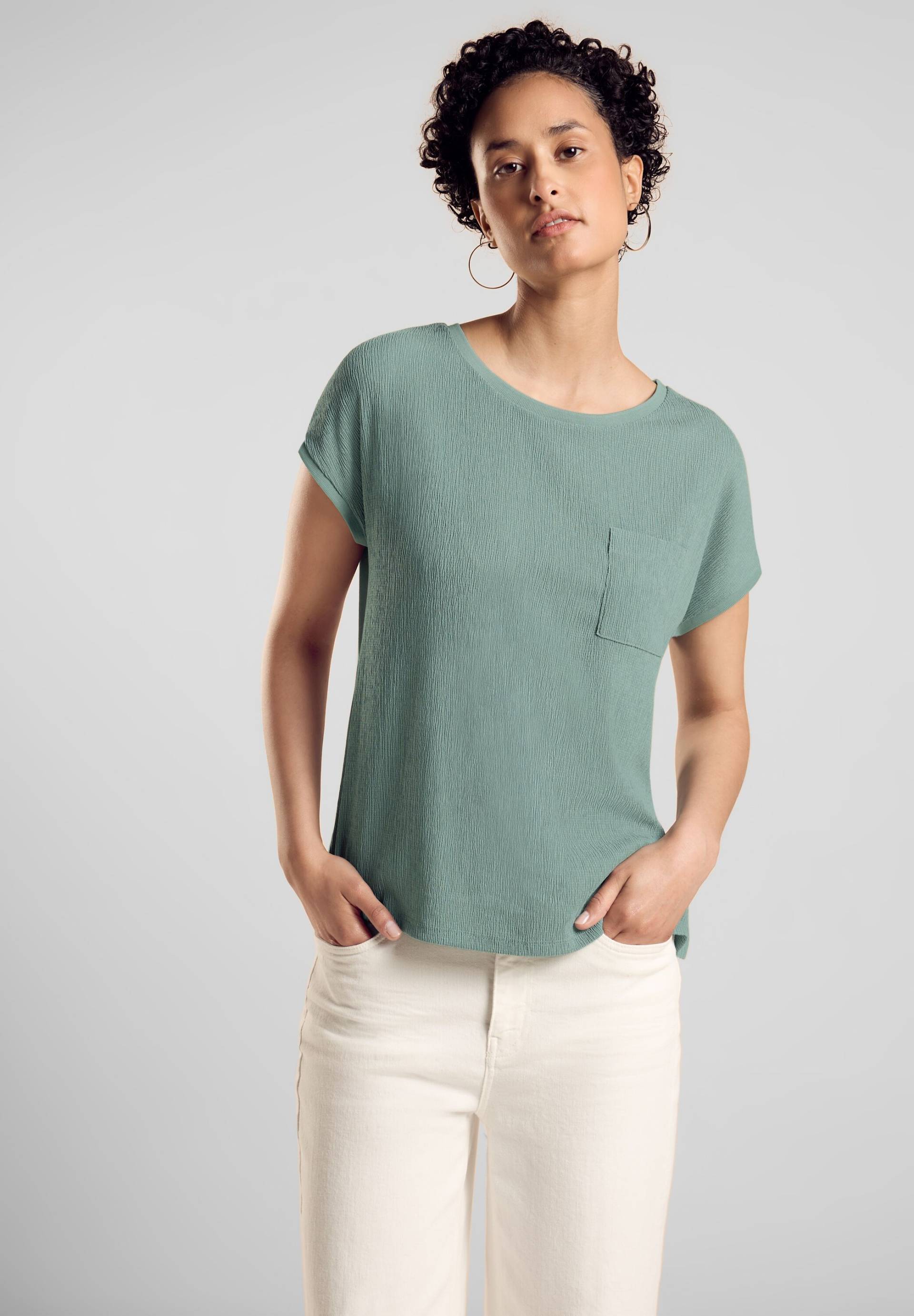 STREET ONE Shirttop, mit Brusttasche STREET ONE Shirttop, mit Brusttasche von Street One
