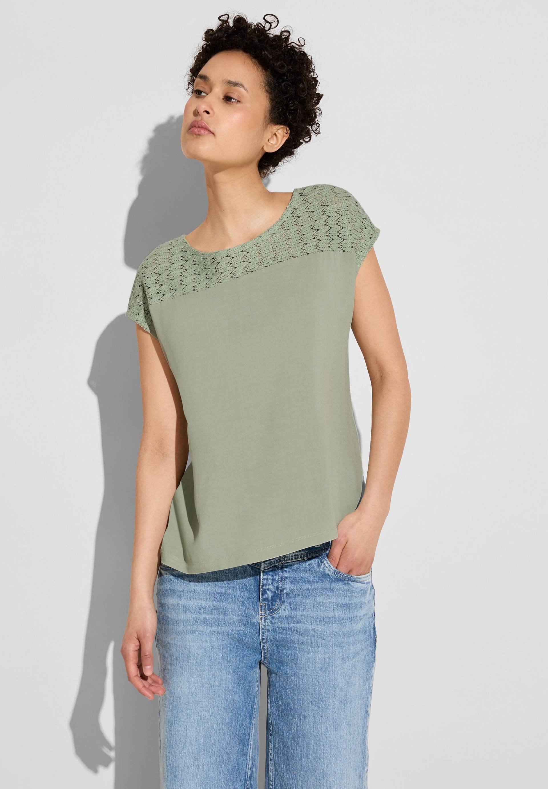 STREET ONE Shirttop, mit Häkelstruktur STREET ONE Shirttop, mit Häkelstruktur von Street One