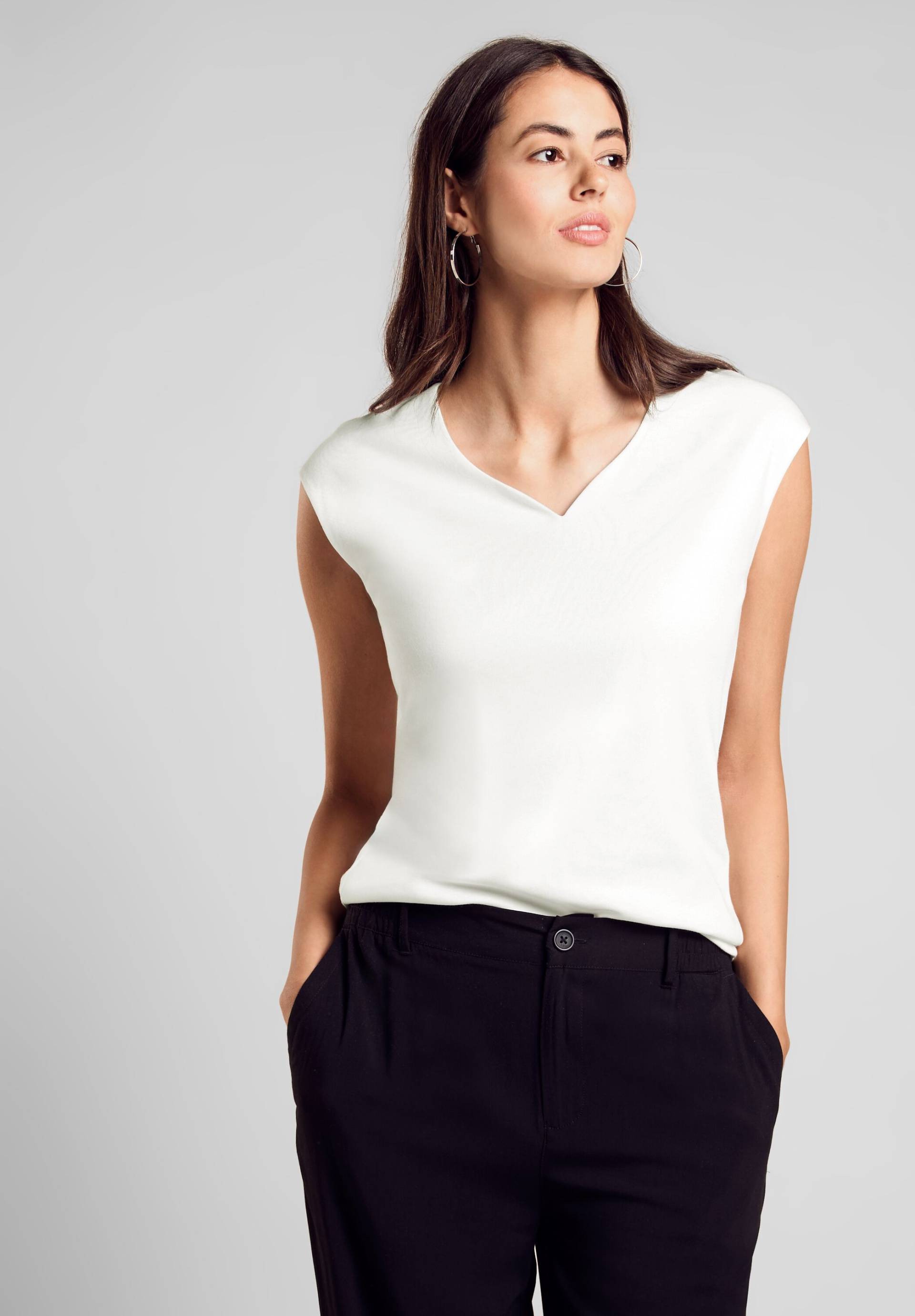 STREET ONE Shirttop, mit Herzausschnitt von Street One