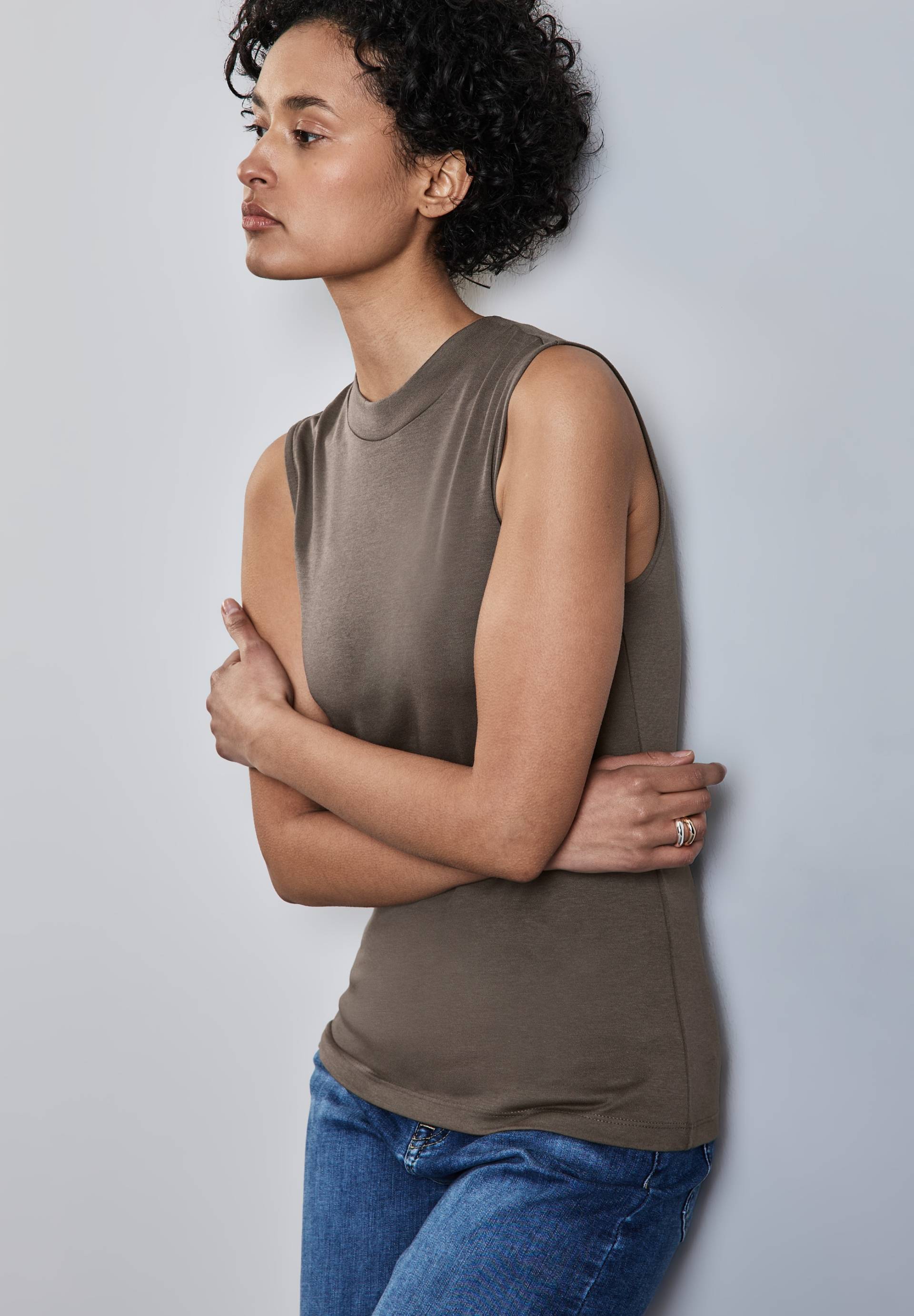 STREET ONE Shirttop, mit Rollkragen STREET ONE Shirttop, mit Rollkragen von Street One