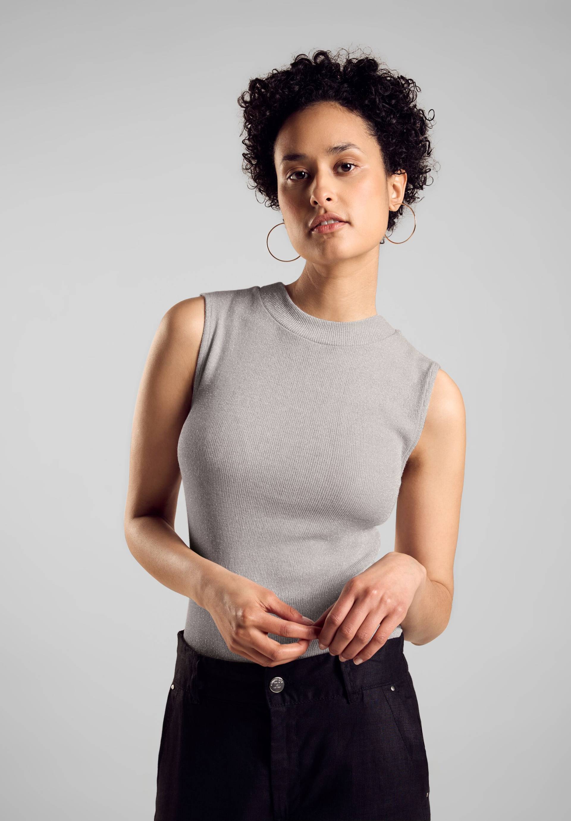 STREET ONE Shirttop, mit Schimmereffekt STREET ONE Shirttop, mit Schimmereffekt von Street One