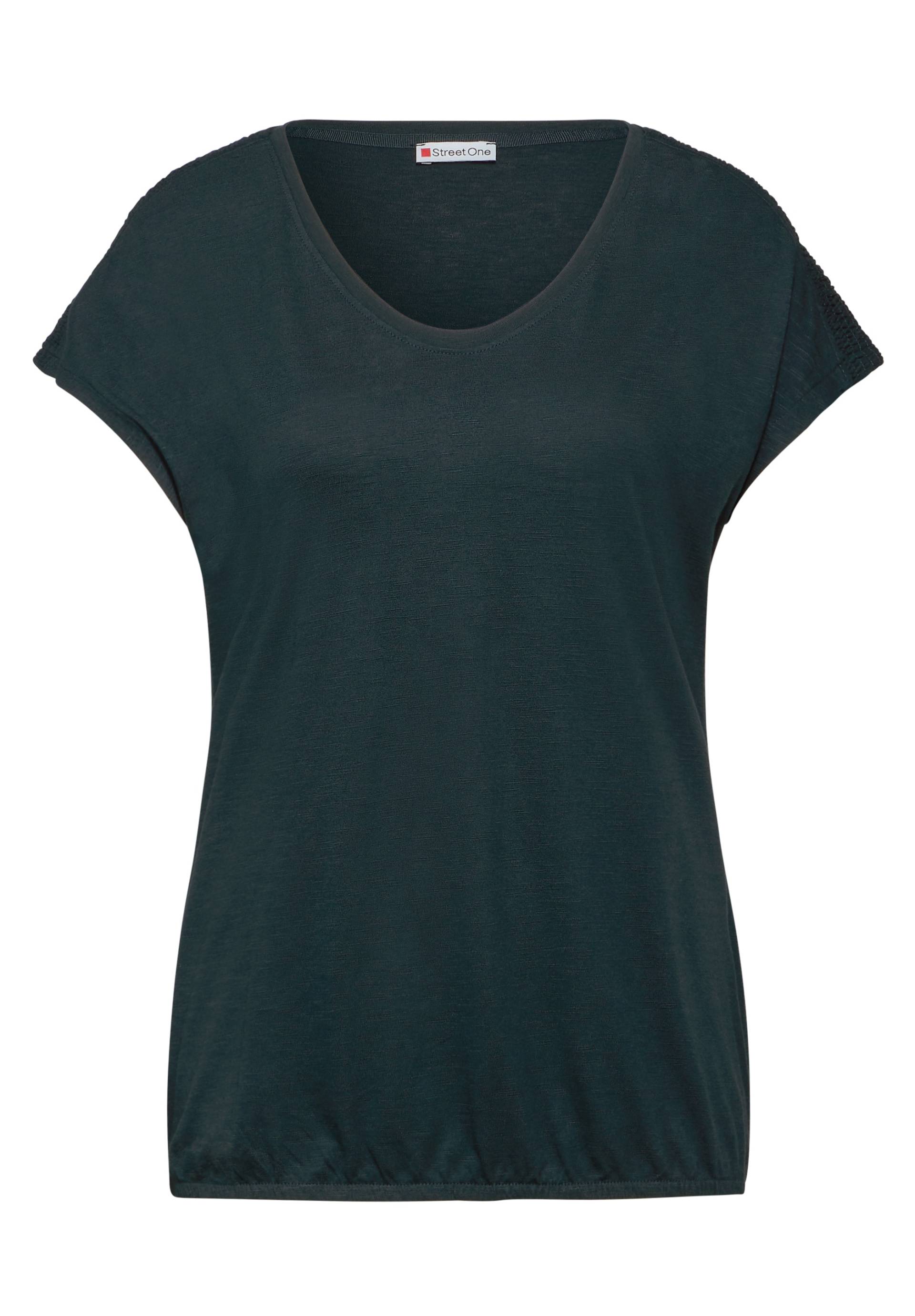 STREET ONE Shirttop, mit Smock-Detail STREET ONE Shirttop, mit Smock-Detail von Street One