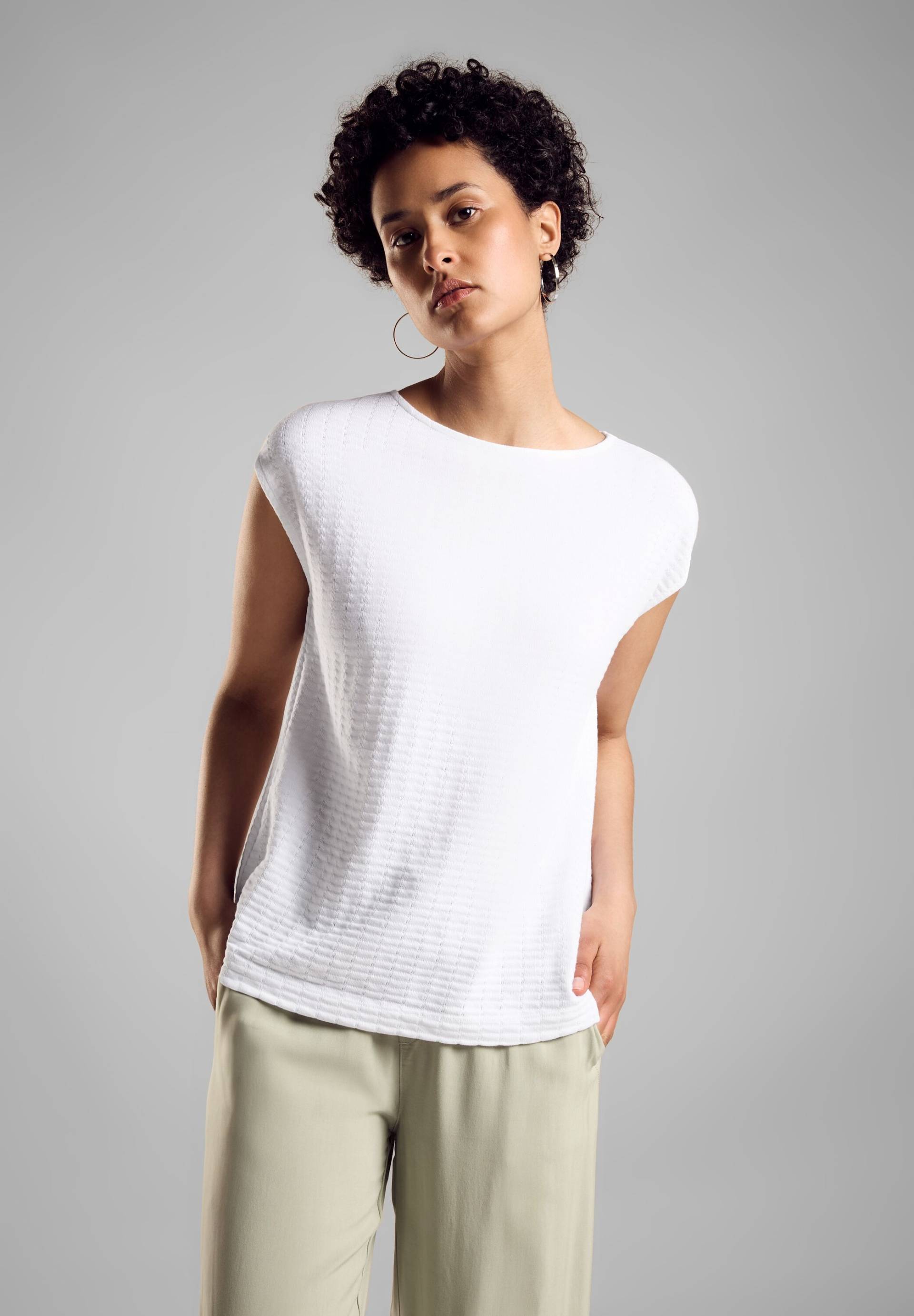 STREET ONE Shirttop, mit Struktur von Street One