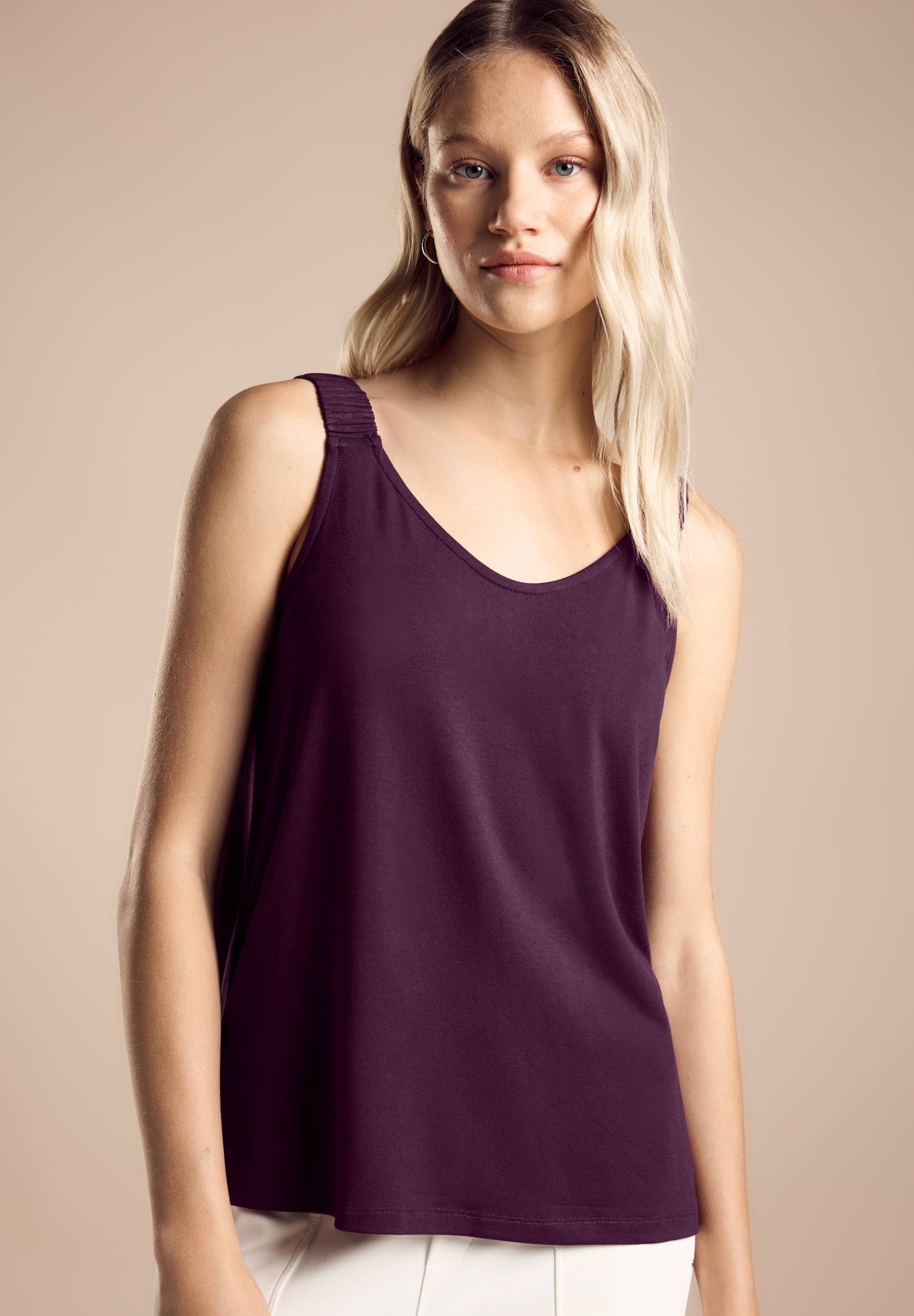 STREET ONE Shirttop, mit V-Ausschnitt STREET ONE Shirttop, mit V-Ausschnitt von Street One