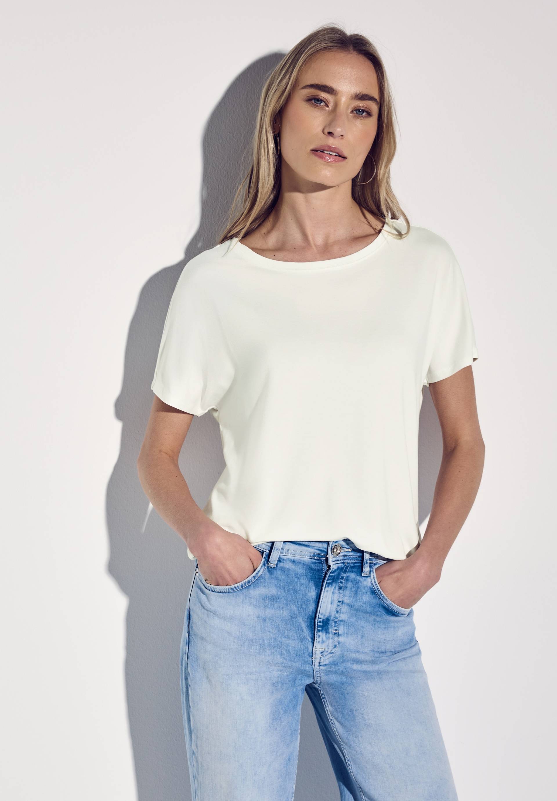 STREET ONE Shirttop, mit hängenden Schultern STREET ONE Shirttop, mit hängenden Schultern von Street One
