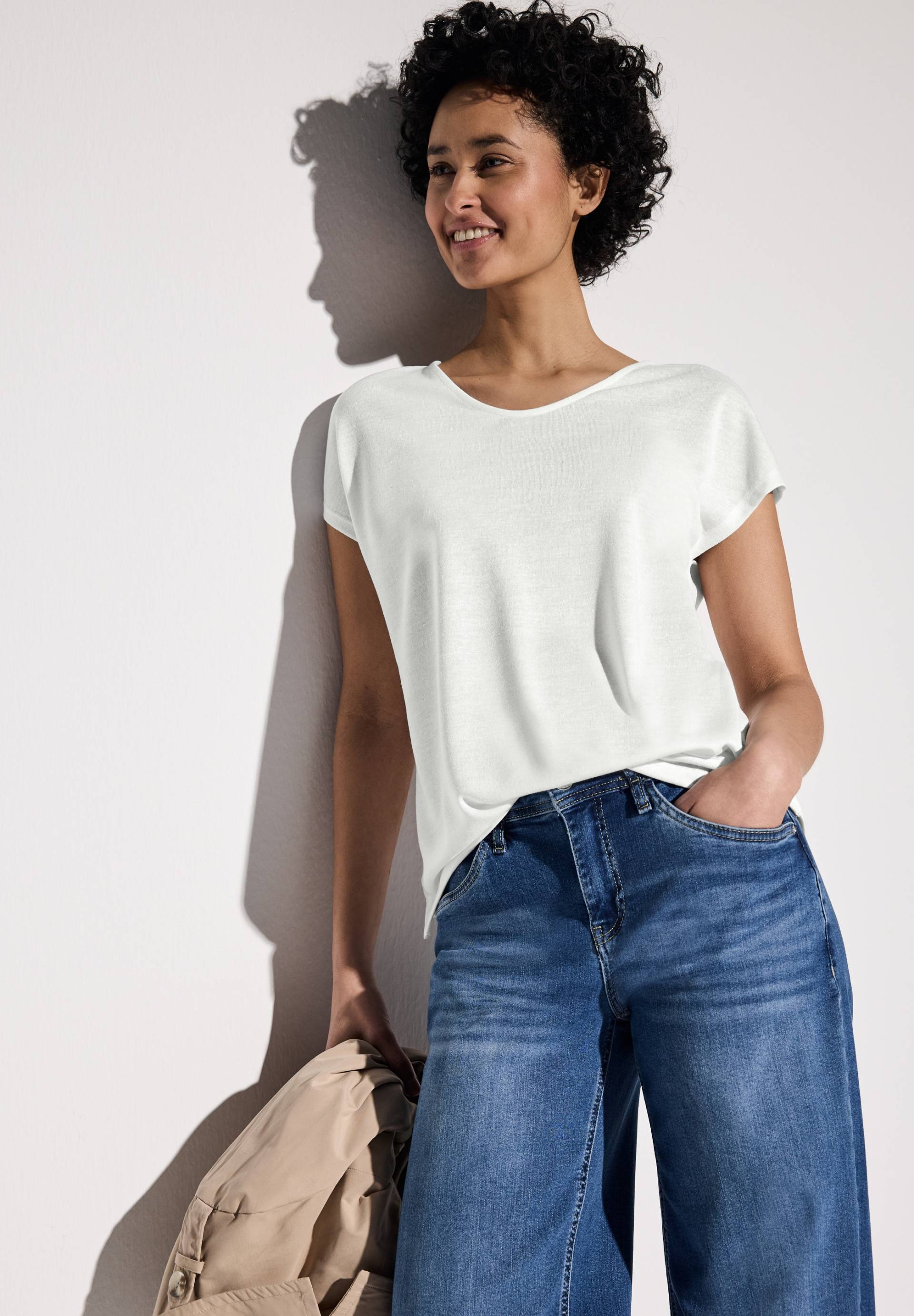 STREET ONE Shirttop, mit seitlichen Schlitzen von Street One