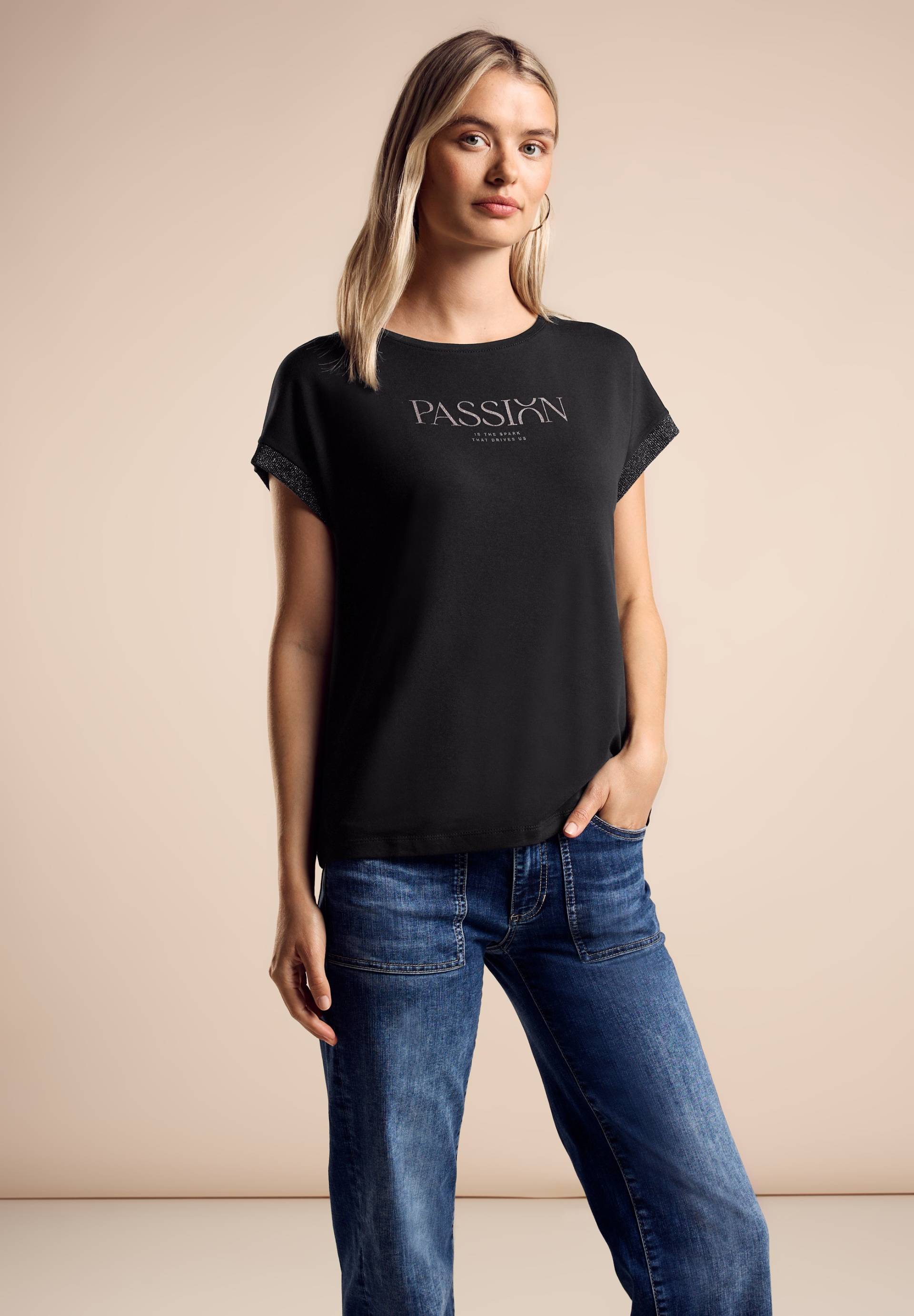 STREET ONE Shirttop »LTD QR«, mit Schriftzug STREET ONE Shirttop »LTD QR«, mit Schriftzug von Street One
