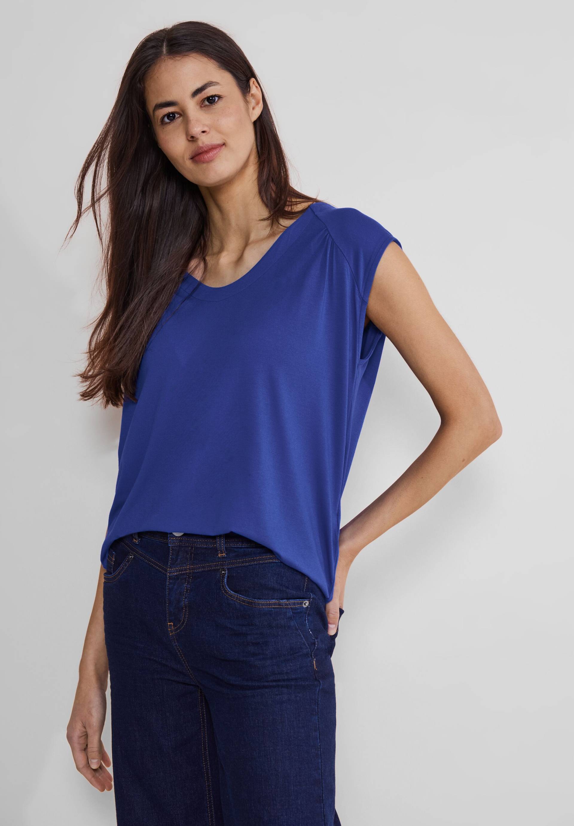 STREET ONE Shirttop, in Unifarbe von Street One