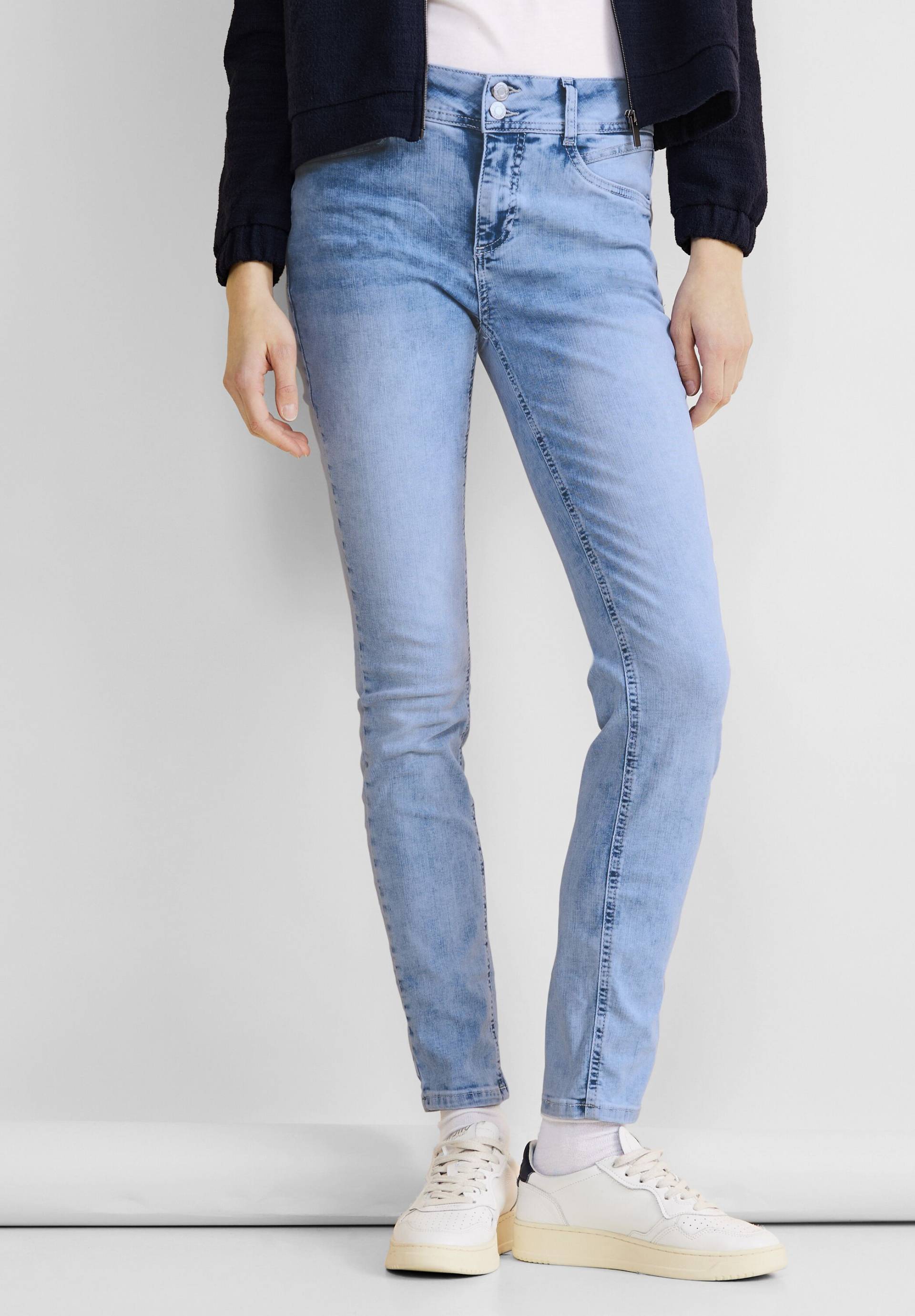 STREET ONE Slim-fit-Jeans »QR York«, mit schmalem Bein von Street One