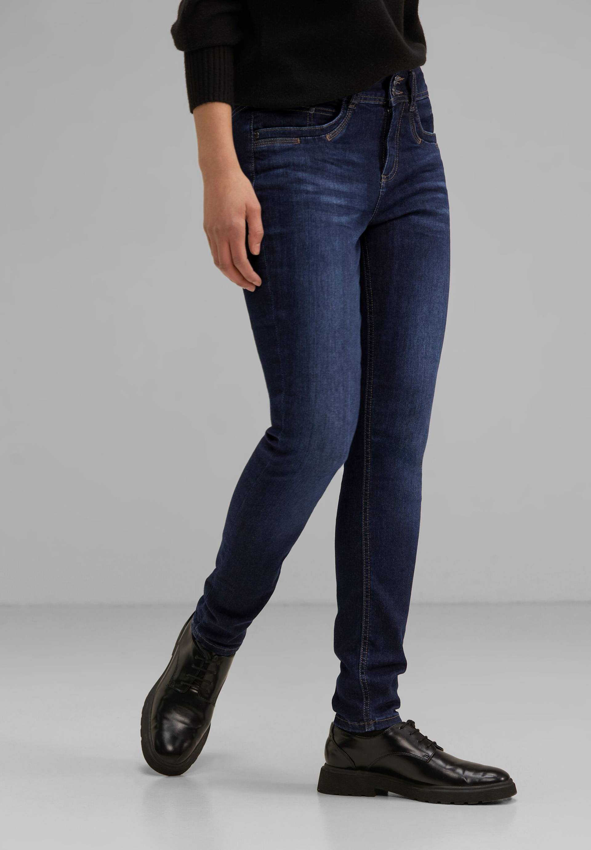 STREET ONE Slim-fit-Jeans »Style York«, mit Used-Waschung von Street One