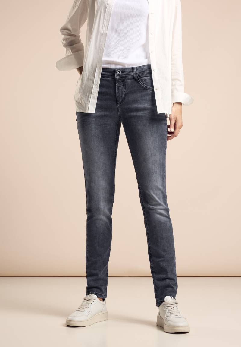 STREET ONE Slim-fit-Jeans »JANE«, mit Stretch STREET ONE Slim-fit-Jeans »JANE«, mit Stretch von Street One