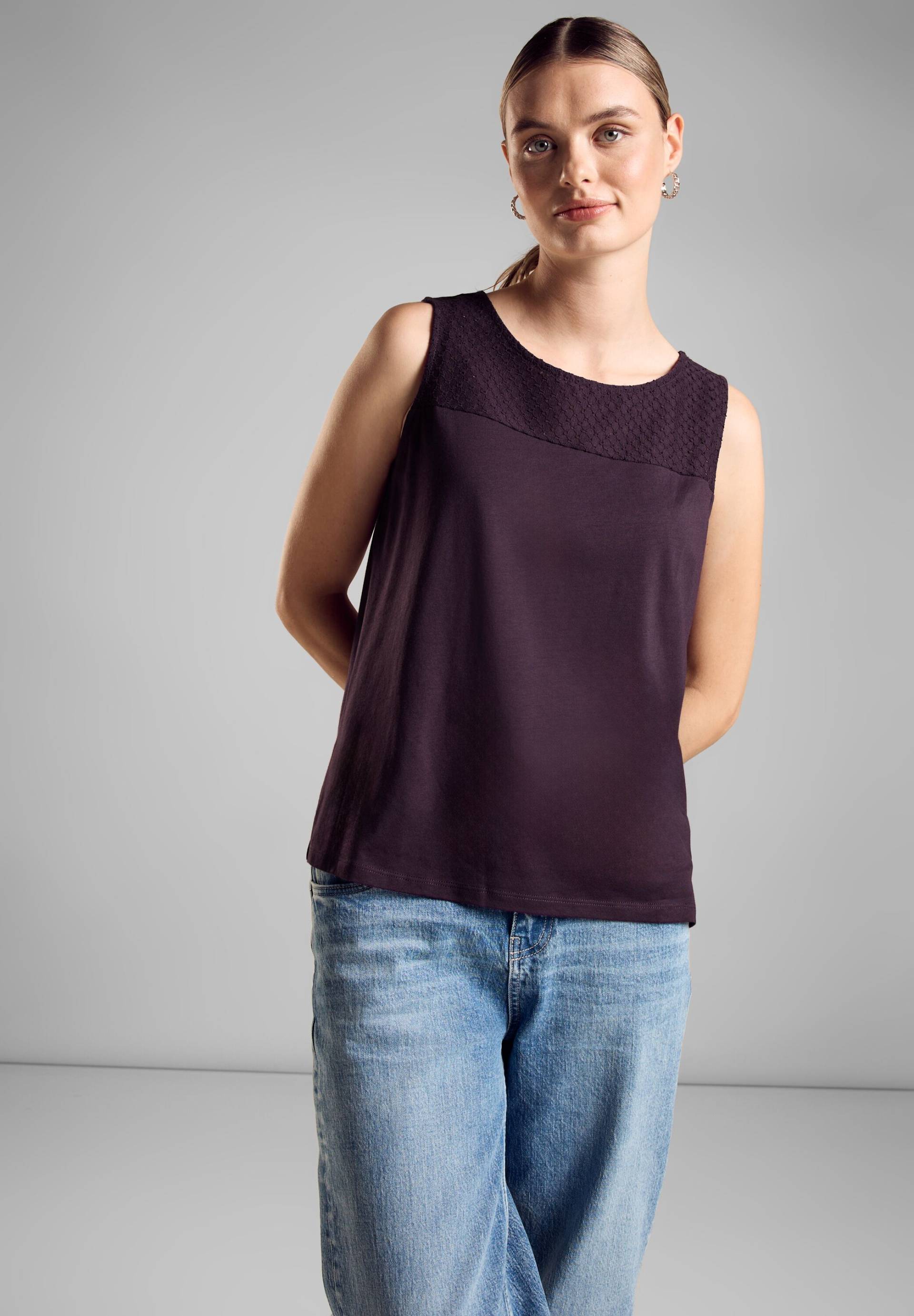 STREET ONE Spitzentop, mit Spitze STREET ONE Spitzentop, mit Spitze von Street One