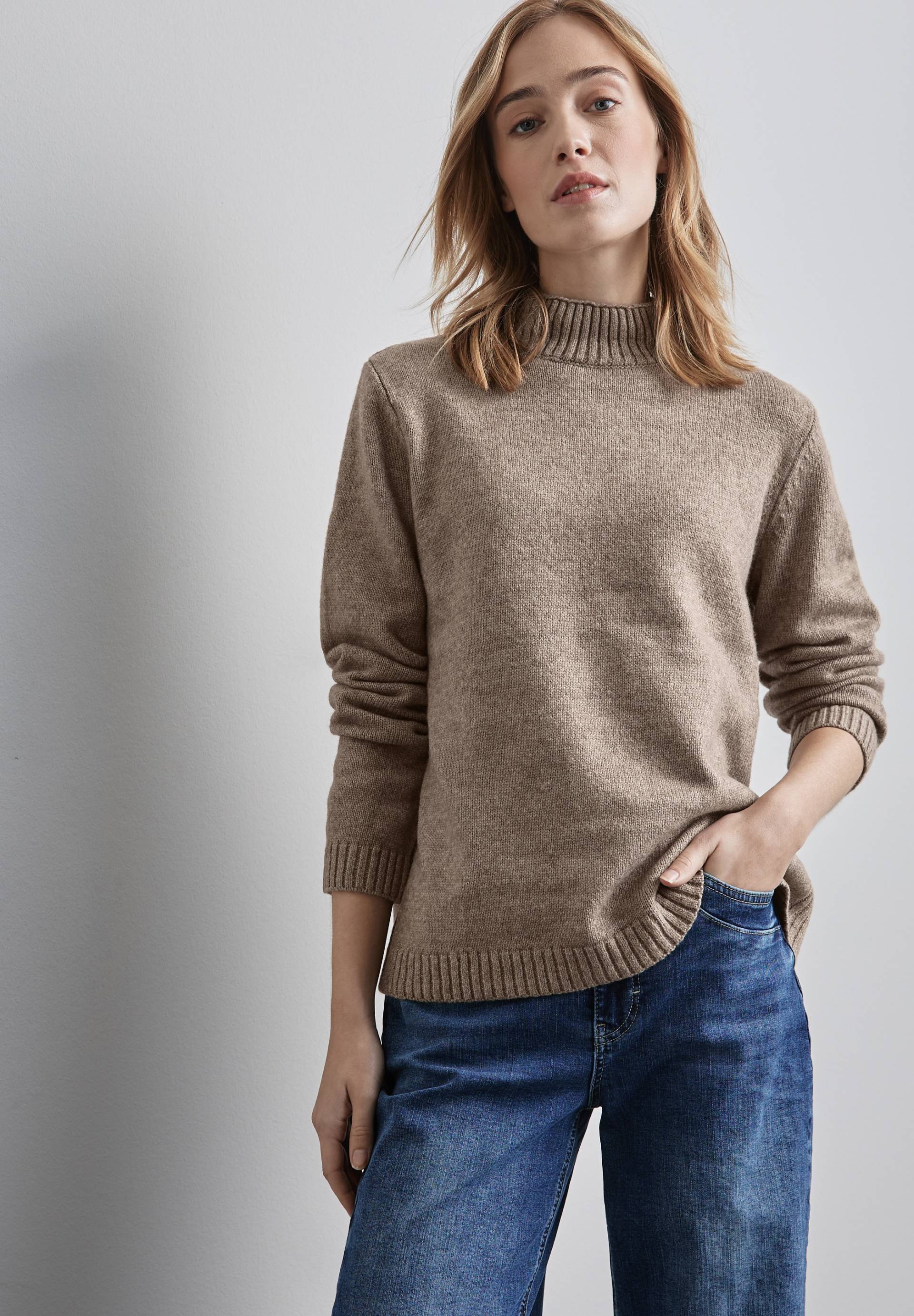 STREET ONE Strickpullover, mit Rippbündchen von Street One