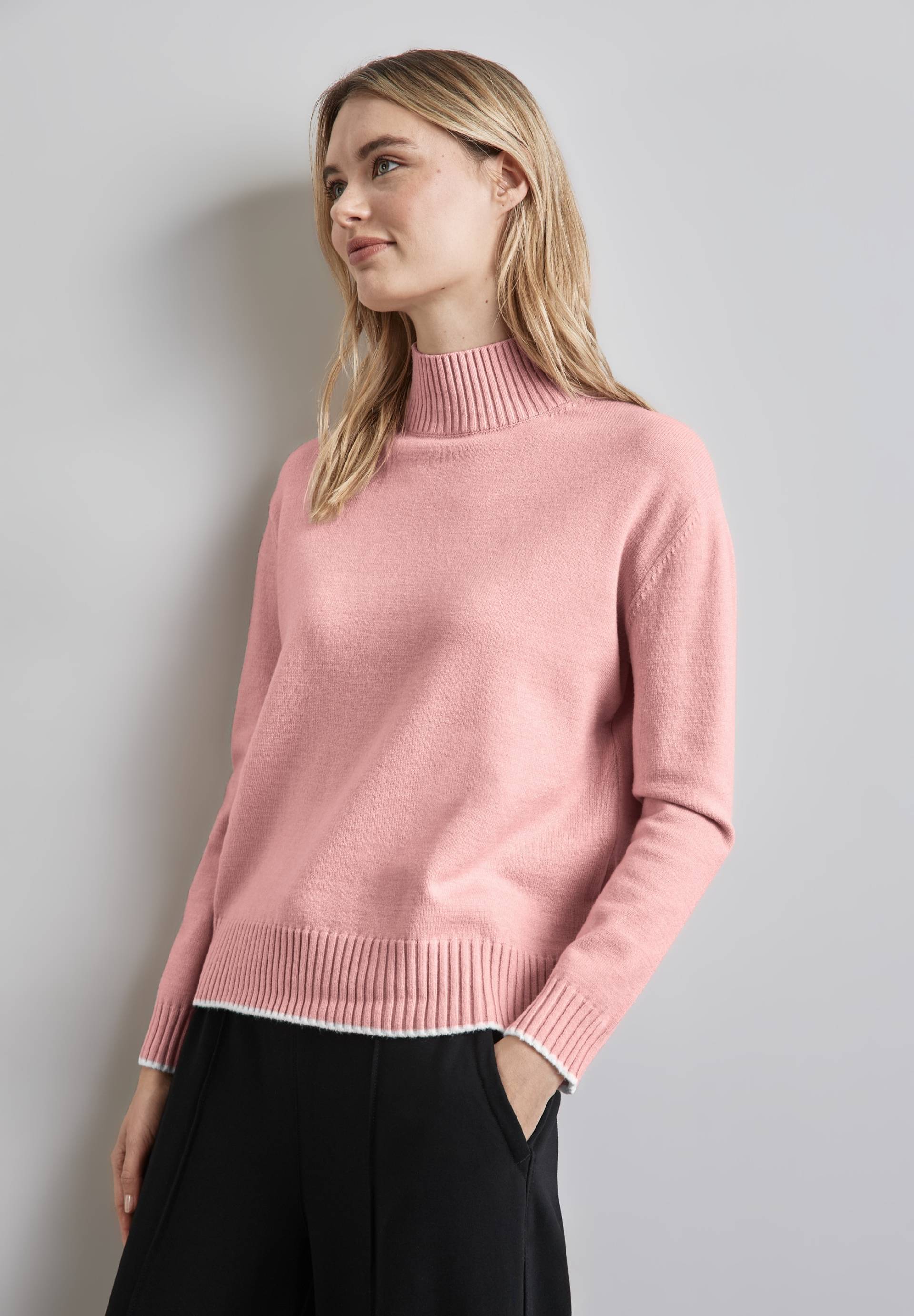 STREET ONE Strickpullover, mit Stehkragen STREET ONE Strickpullover, mit Stehkragen von Street One