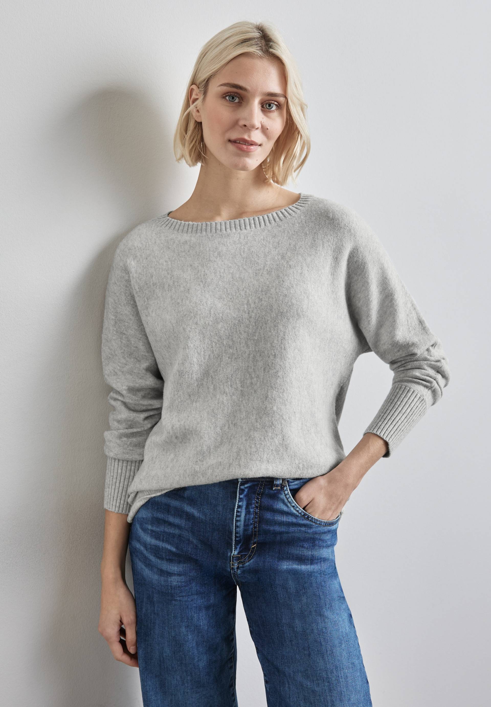 STREET ONE Strickpullover »Dolman«, mit Rippbündchen von Street One