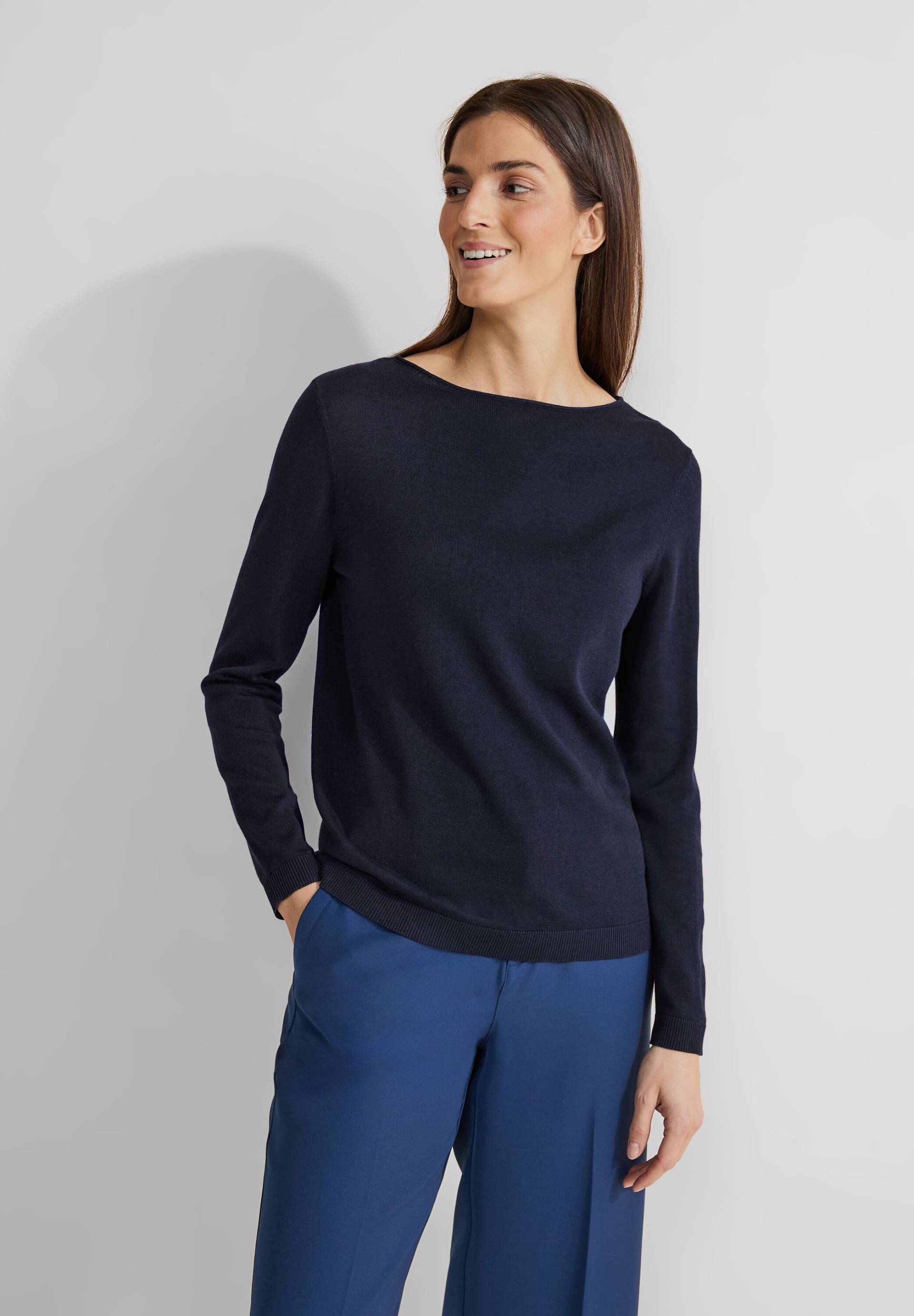 STREET ONE Strickpullover, mit U-Boot-Ausschnitt von Street One