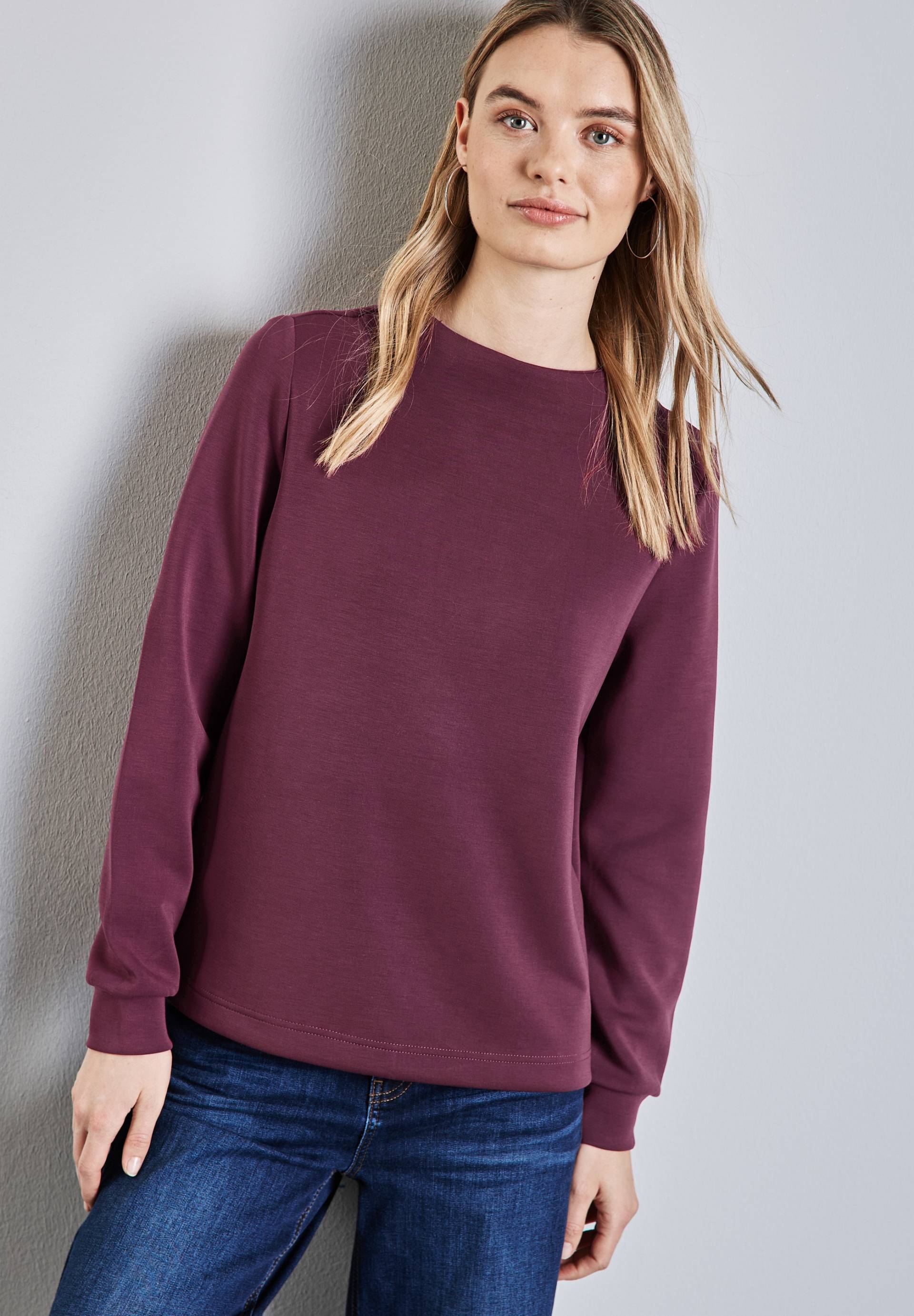 STREET ONE Sweatshirt, mit Rollkragen STREET ONE Sweatshirt, mit Rollkragen von Street One