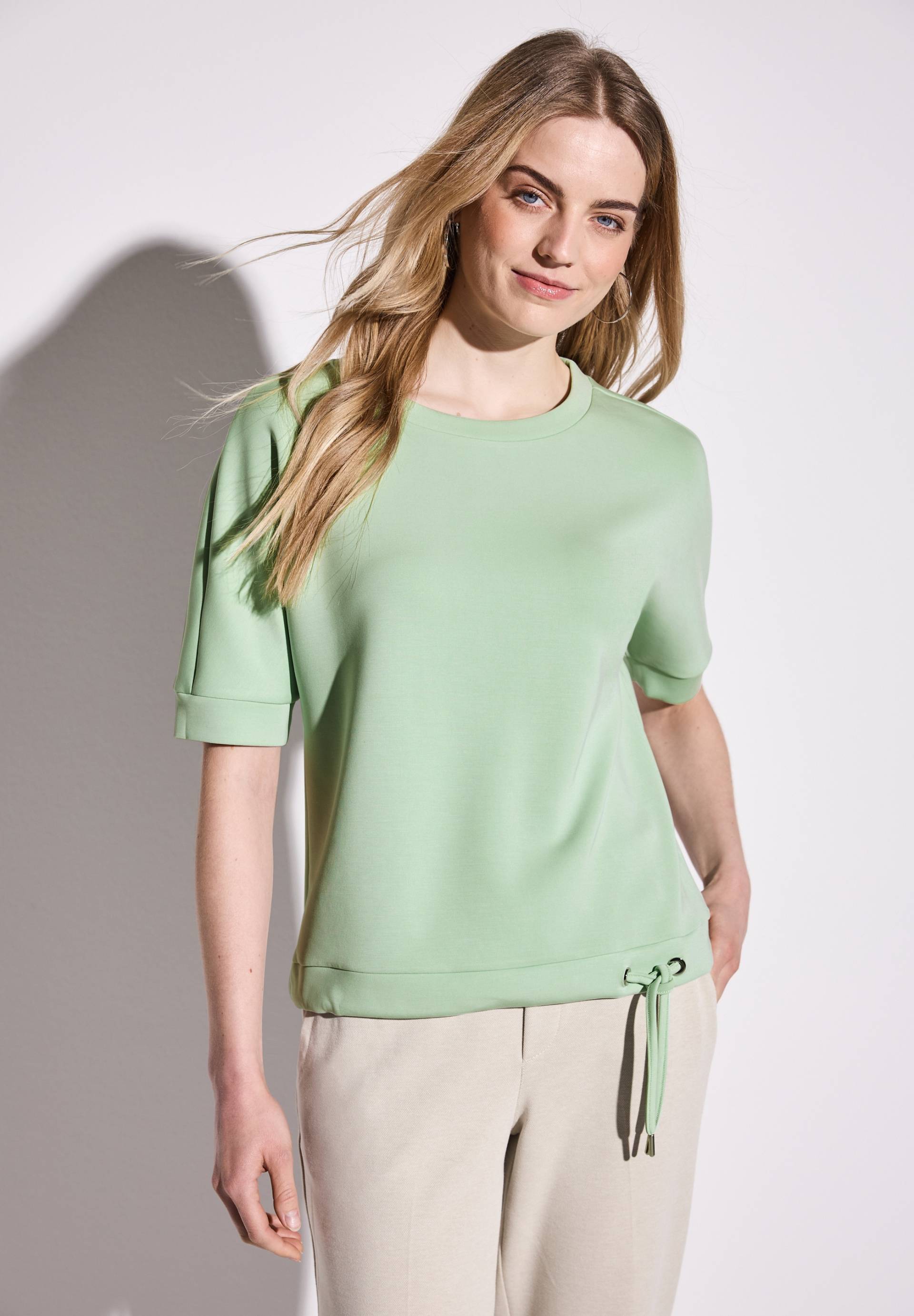 STREET ONE Sweatshirt, mit Tunnelzug am Saum STREET ONE Sweatshirt, mit Tunnelzug am Saum von Street One