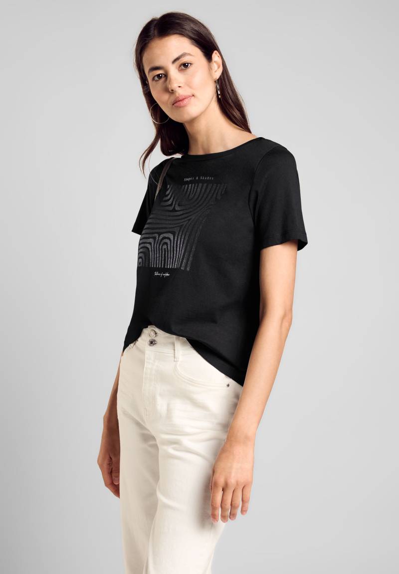 STREET ONE T-Shirt, mit Glitter-Motiv von Street One