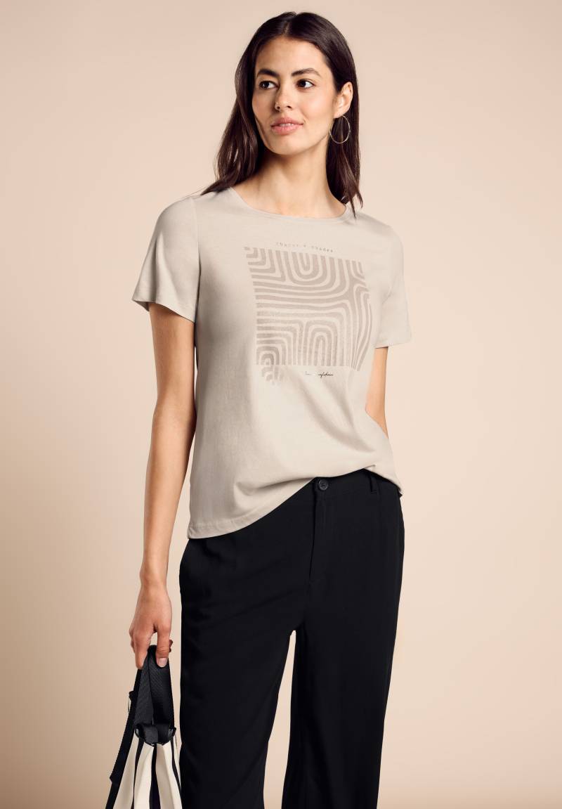 STREET ONE T-Shirt, mit Glitter-Motiv von Street One