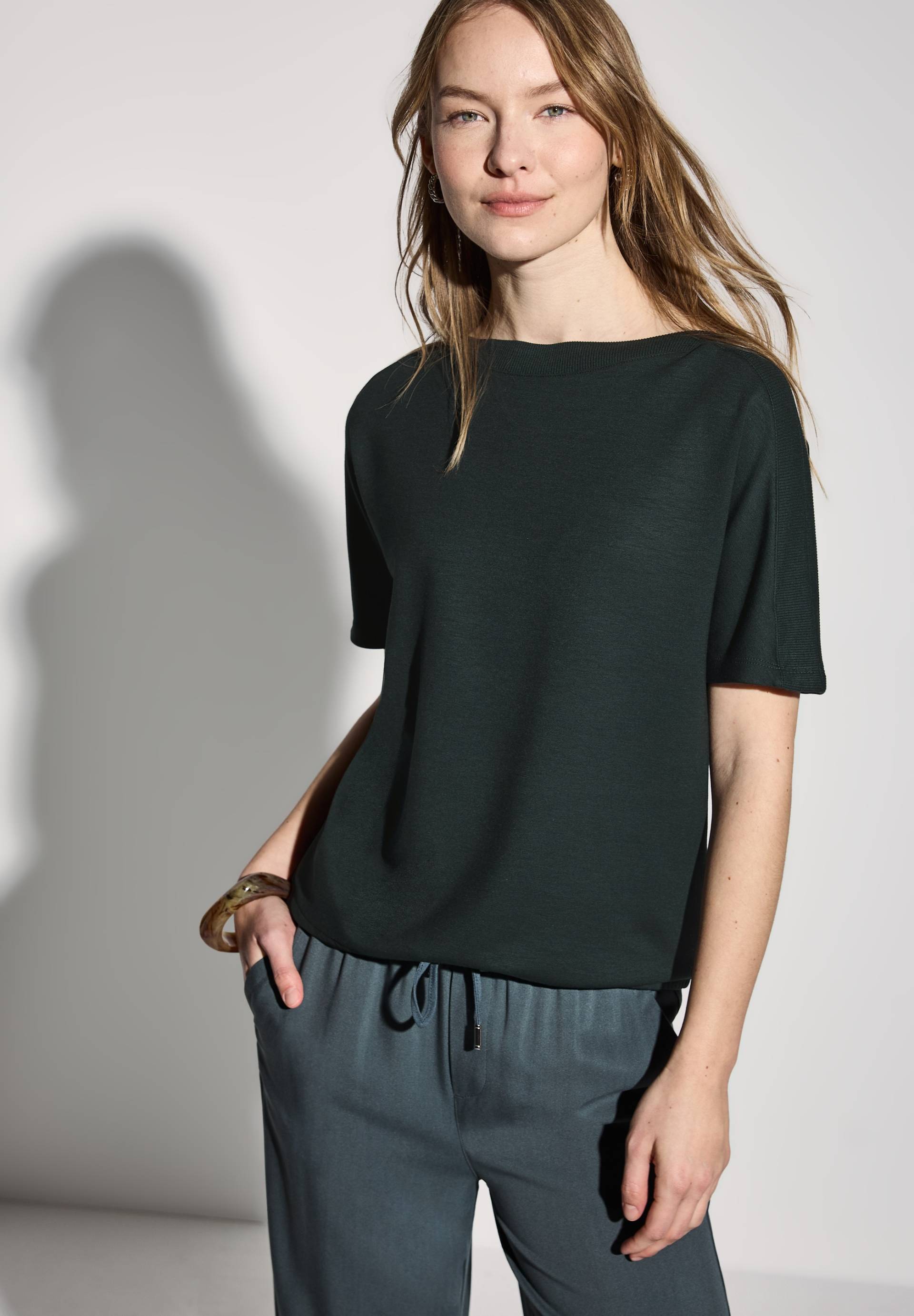 STREET ONE T-Shirt, mit U-Boot-Ausschnitt STREET ONE T-Shirt, mit U-Boot-Ausschnitt von Street One