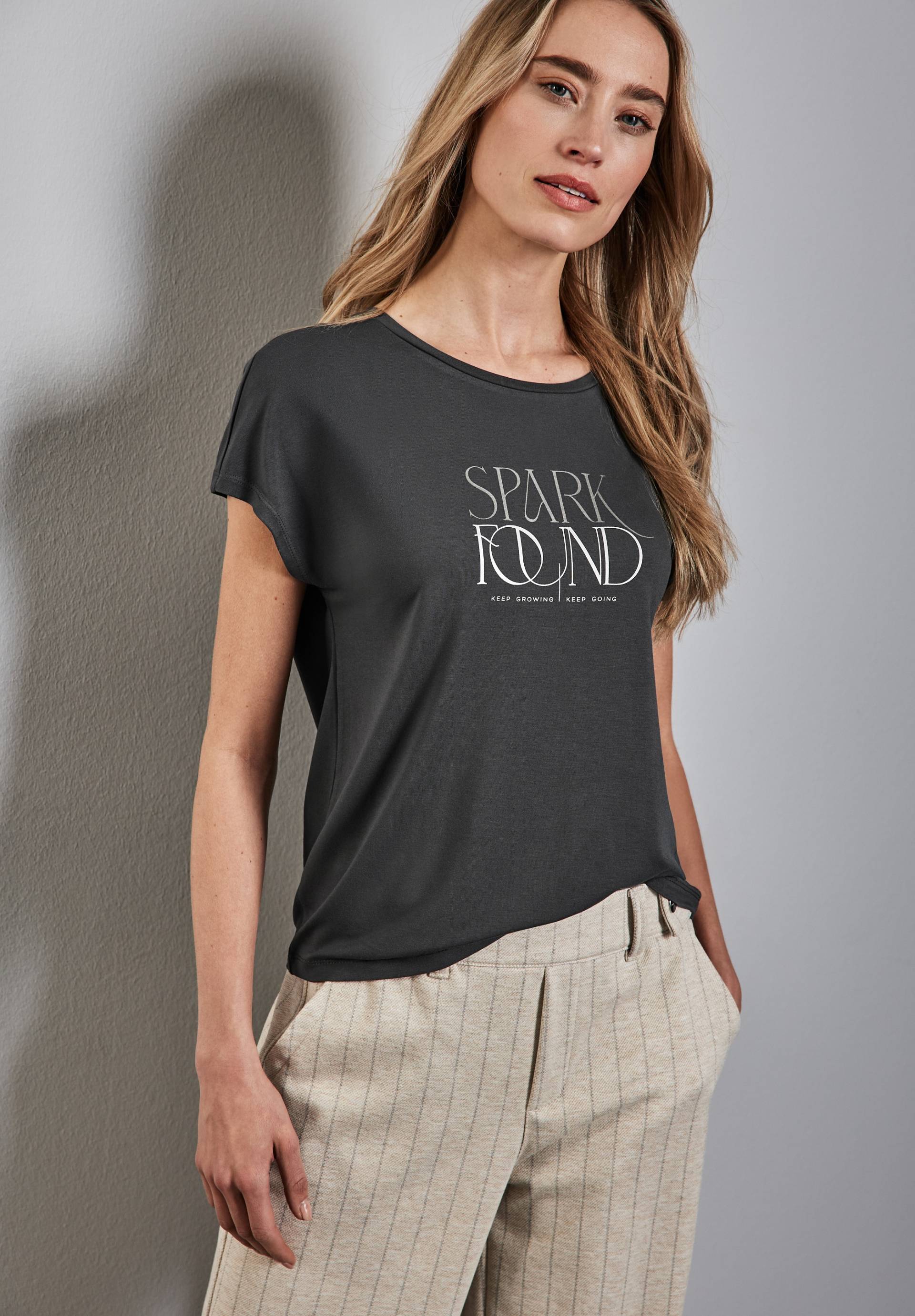 STREET ONE T-Shirt, mit Wording STREET ONE T-Shirt, mit Wording von Street One