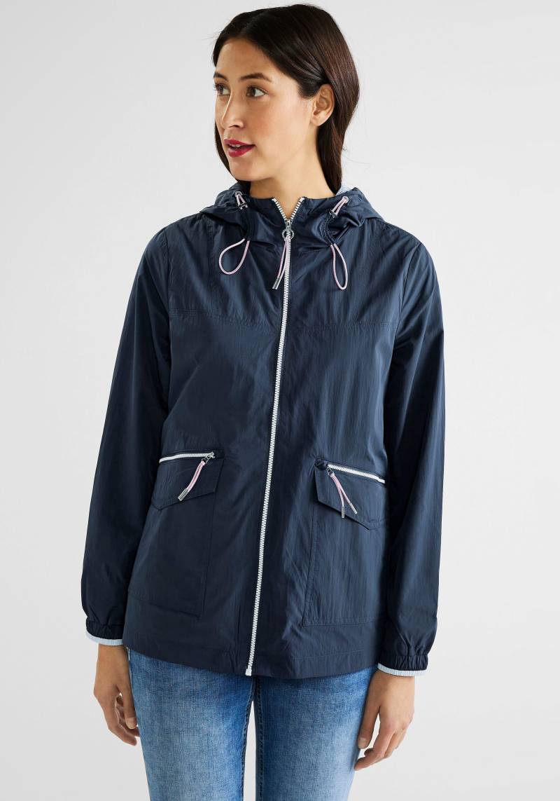 STREET ONE Windbreaker, mit Kapuze, mit regulierbarer Kapuze von Street One