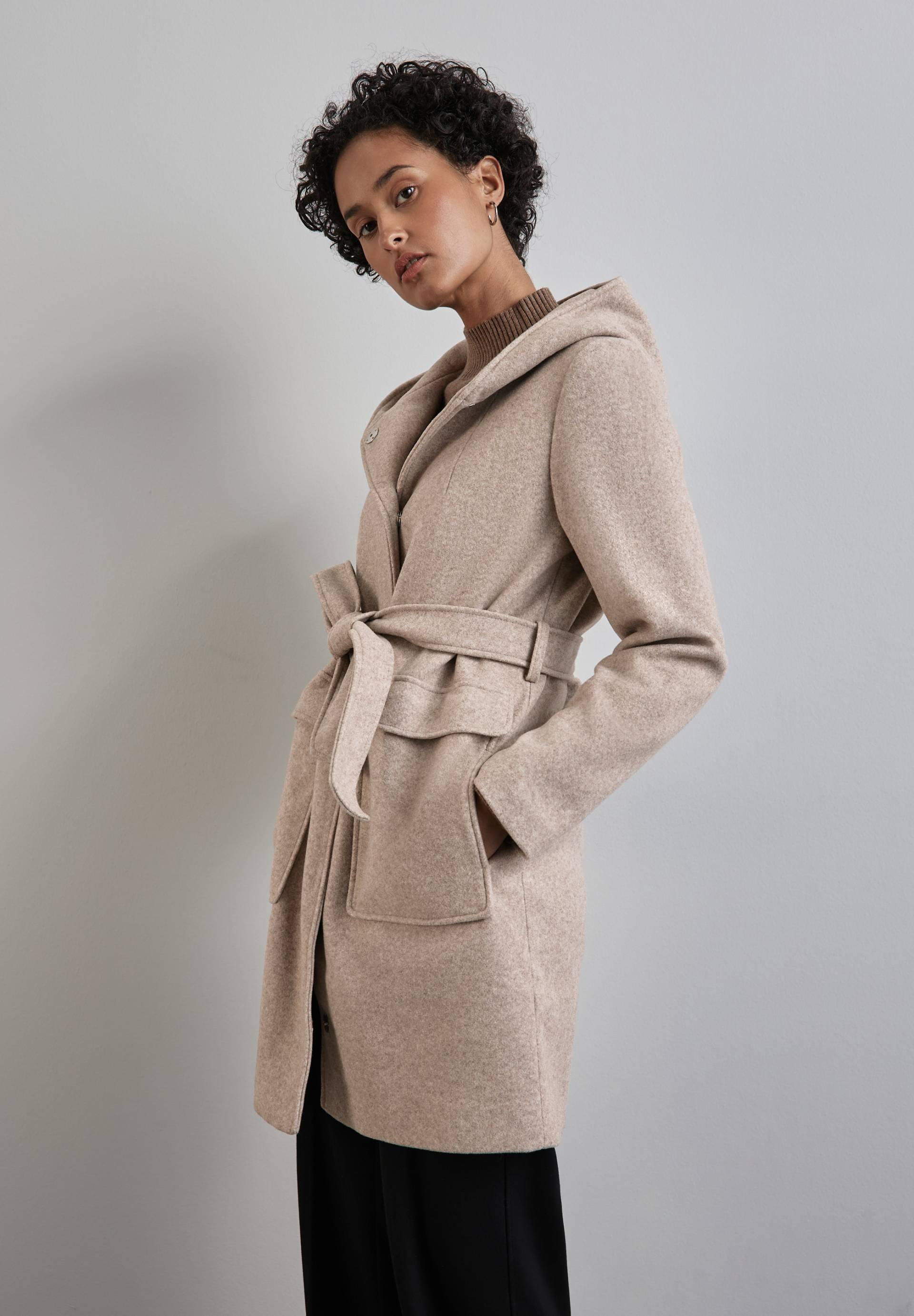 STREET ONE Wolljacke, mit Kapuze, mit Kapuze STREET ONE Wolljacke, mit Kapuze, mit Kapuze von Street One