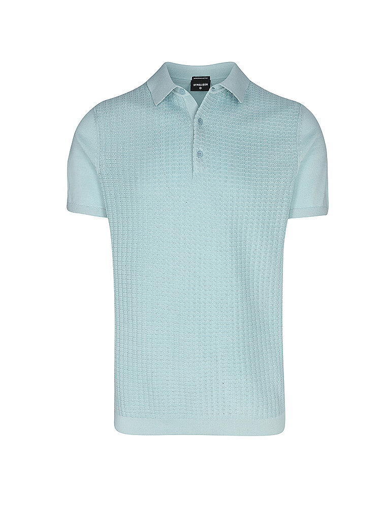 STRELLSON Poloshirt ADRIAN hellblau | L von Strellson