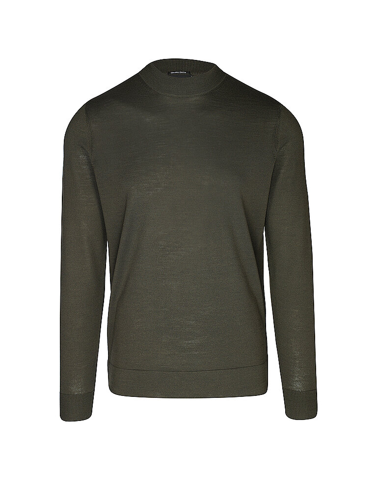 STRELLSON Stehkragenpullover MAREK olive | L von Strellson