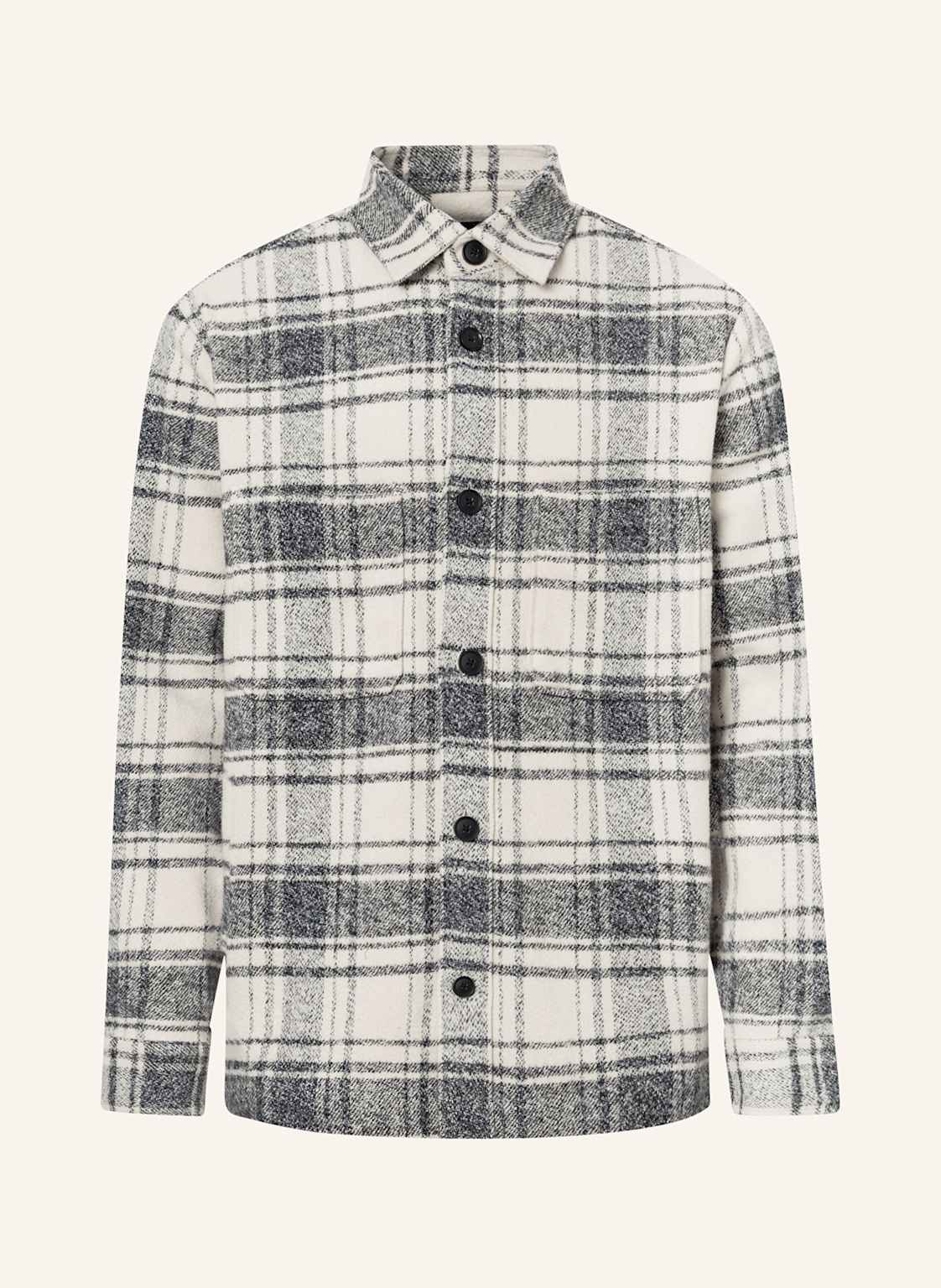 Strellson Flanell-Overshirt Nalon grau von Strellson