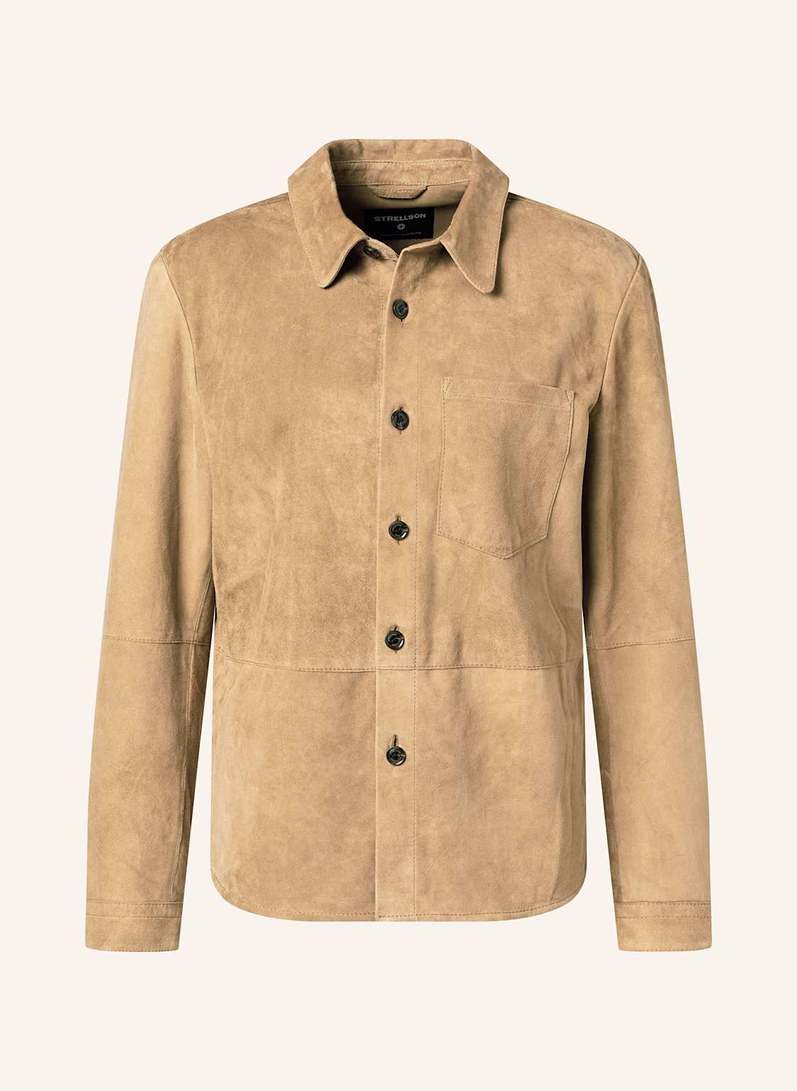 Strellson Overjacket Chadron Aus Leder braun Strellson Overjacket Chadron Aus Leder braun von Strellson