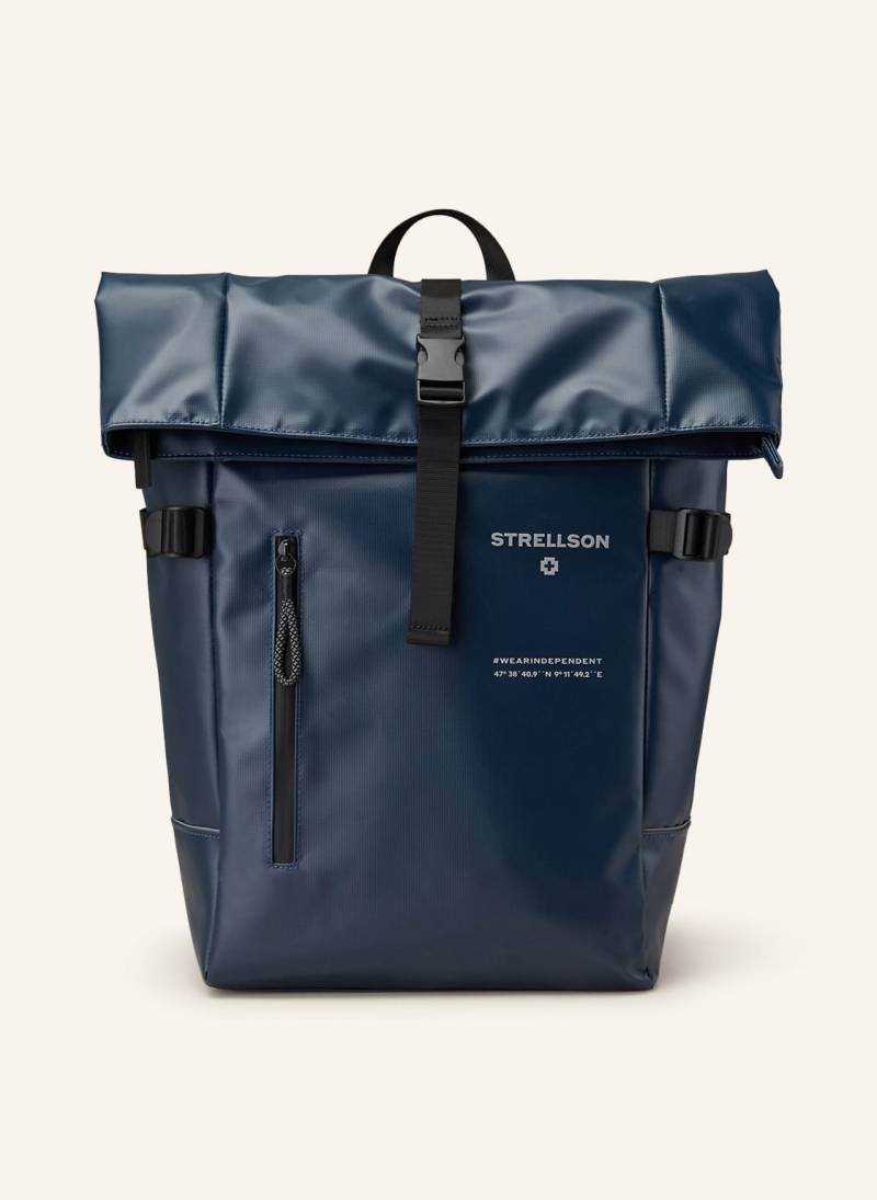 Strellson Rucksack Stockwell 2.0 Eddie Mit Laptop-Fach blau von Strellson