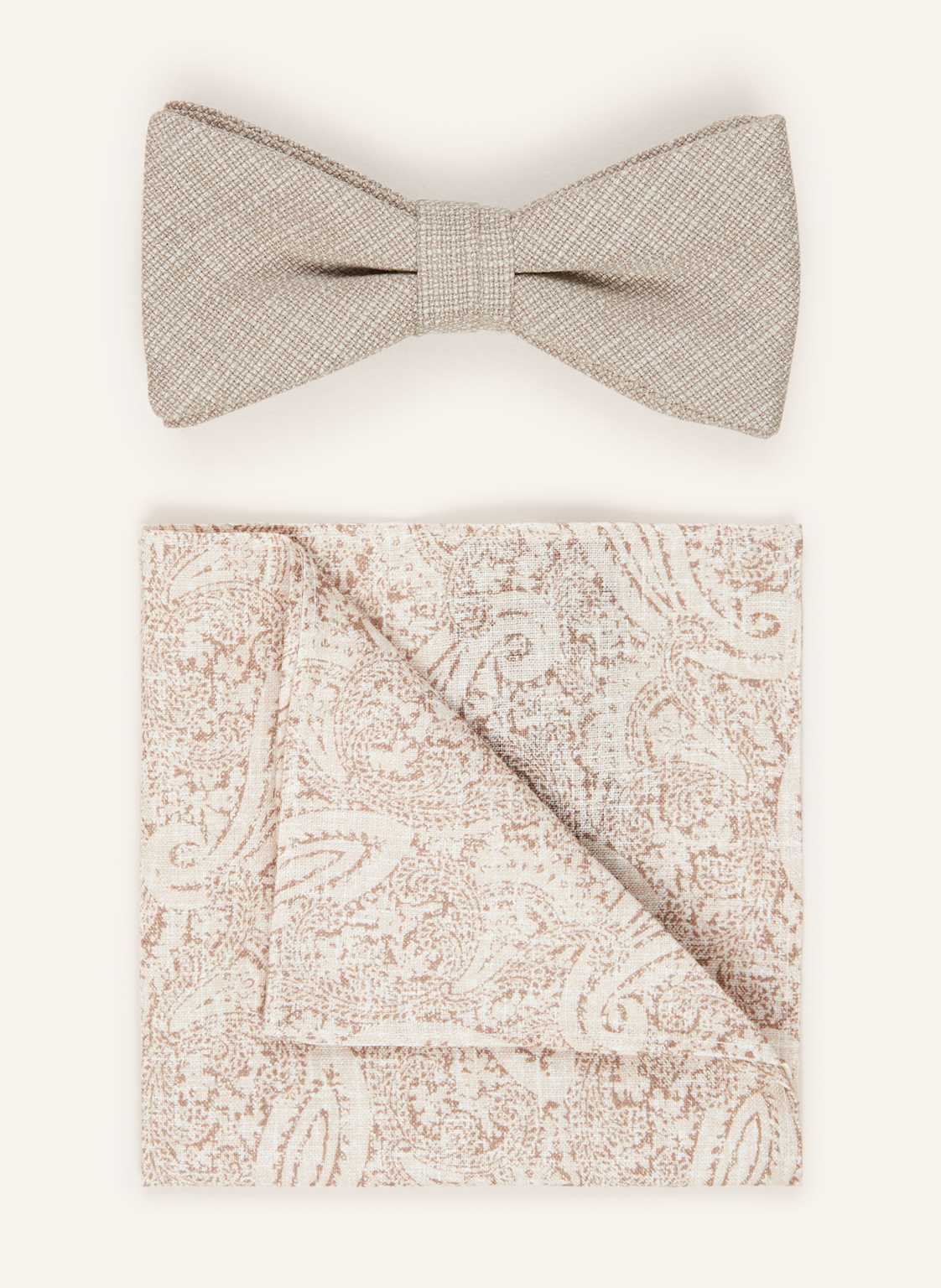Strellson Set: Fliege Und Einstecktuch beige Strellson Set: Fliege Und Einstecktuch beige von Strellson