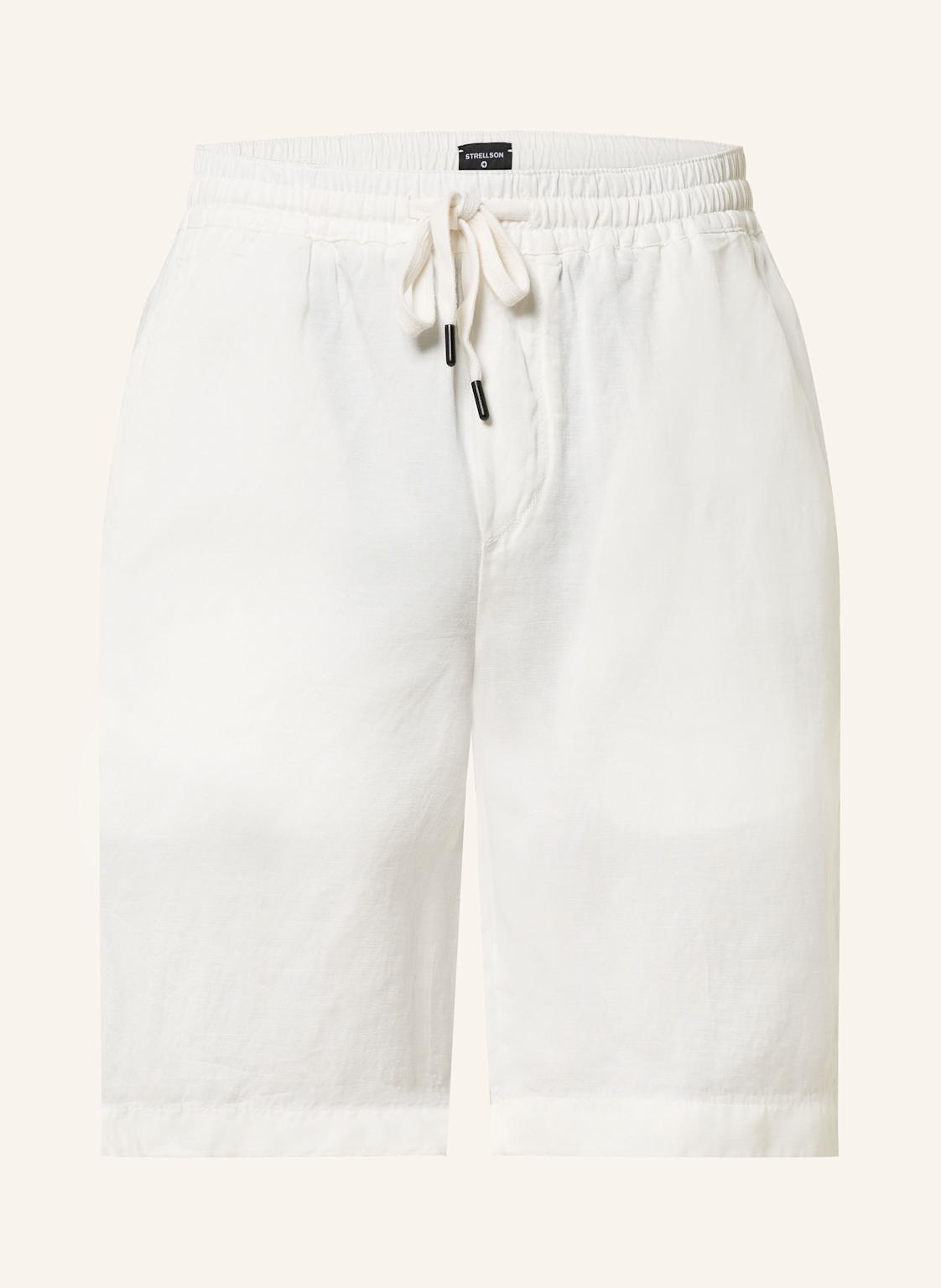 Strellson Shorts Kaji Relaxed Fit Mit Leinen weiss von Strellson